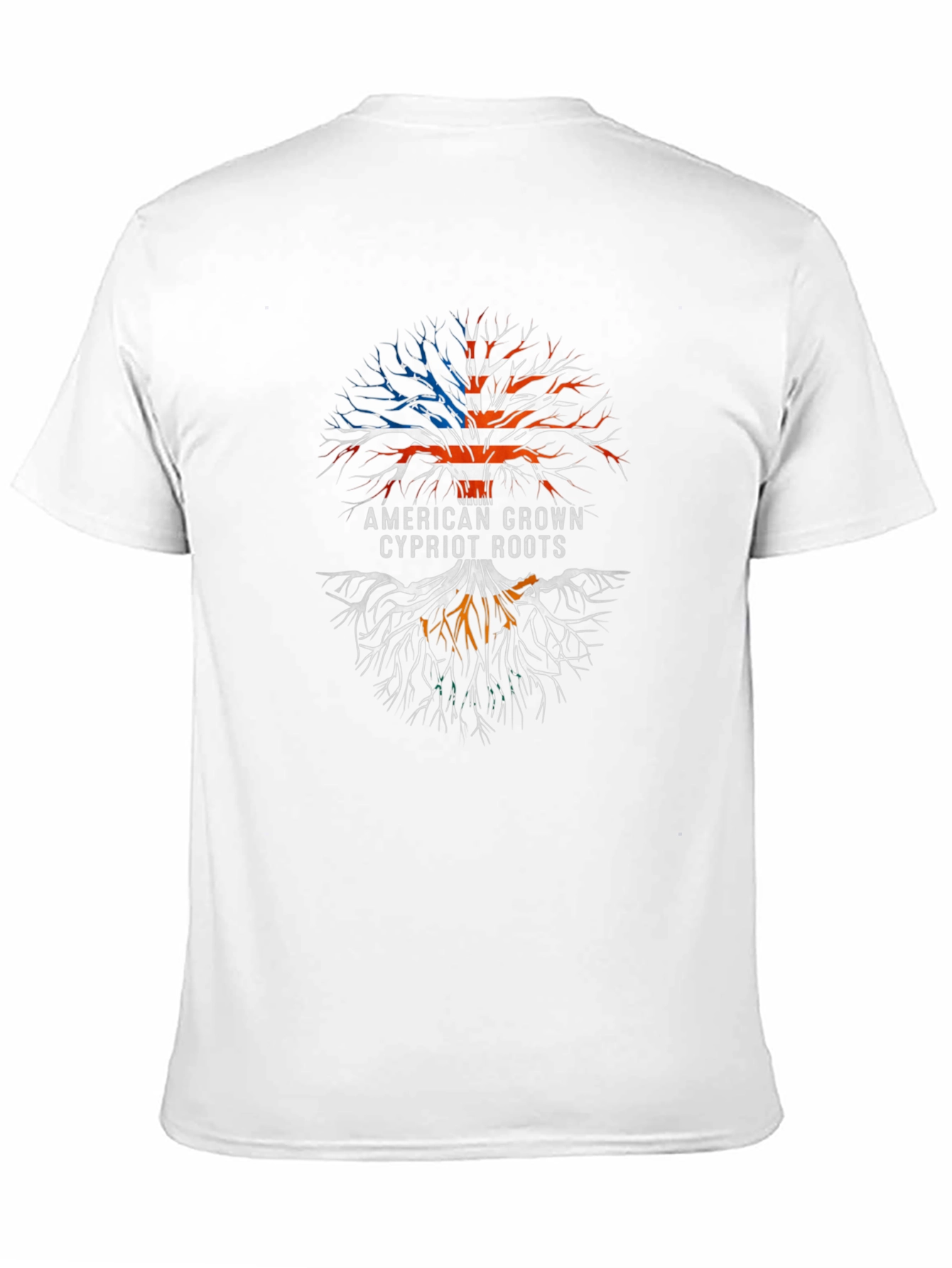 American Grown Cypriot Roots Tree T-Shirt