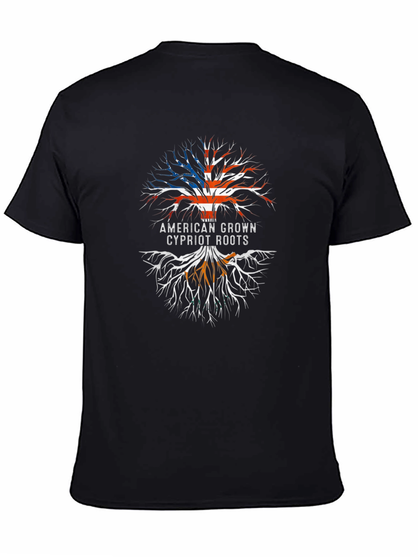 American Grown Cypriot Roots Tree T-Shirt