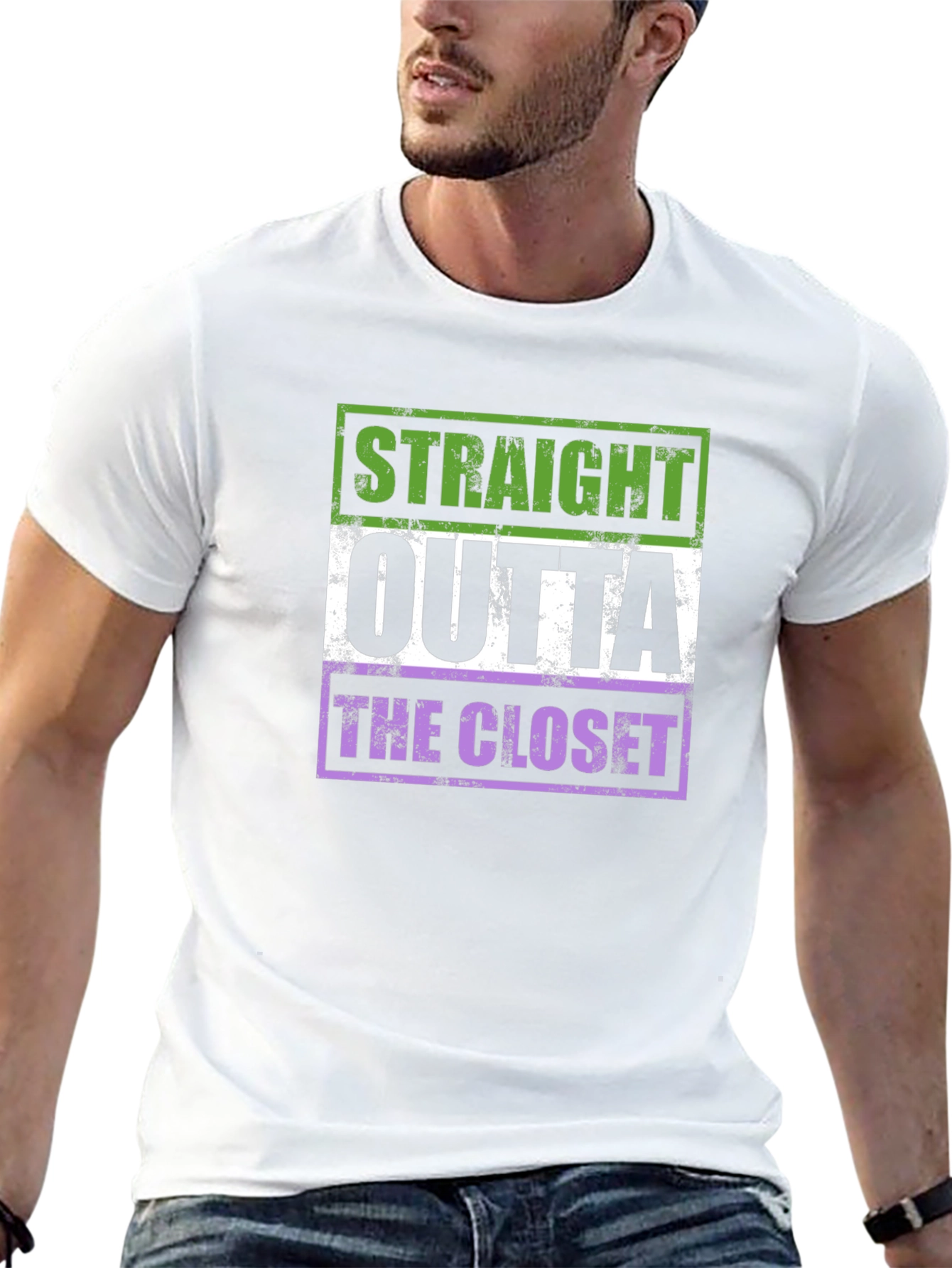 Straight Outta The Closet Graphic T-Shirt