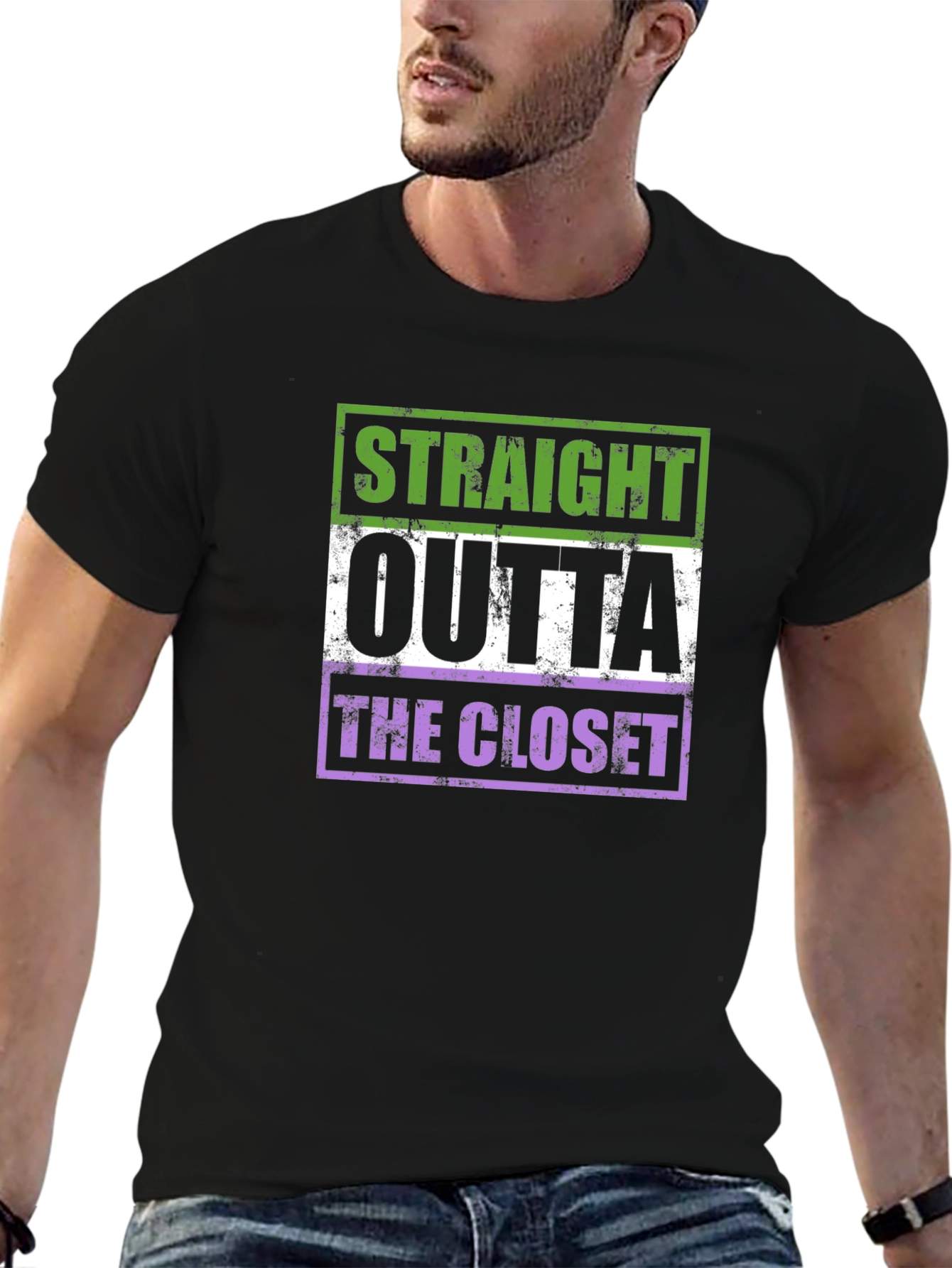 Straight Outta The Closet Graphic T-Shirt