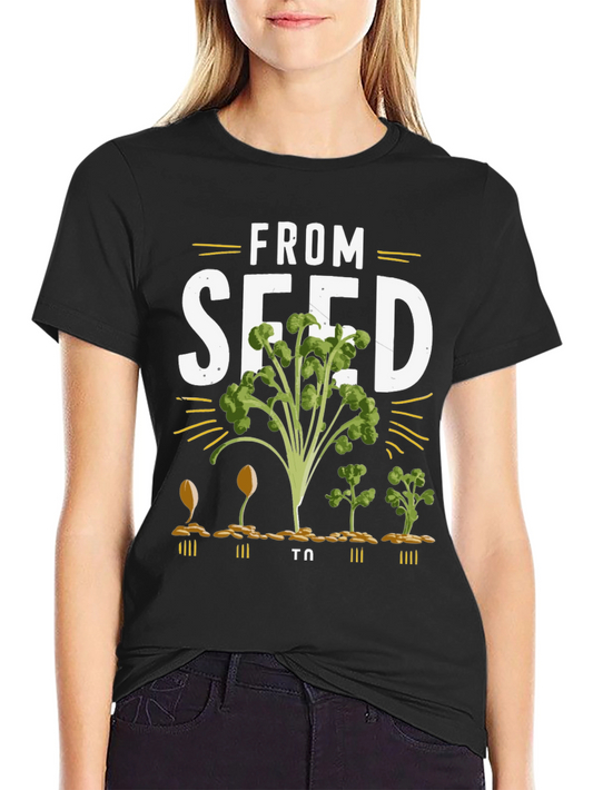 From Seed to Plant Graphic T-Shirt