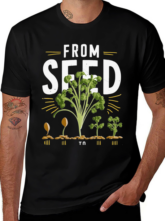 From Seed to Plant Graphic T-Shirt