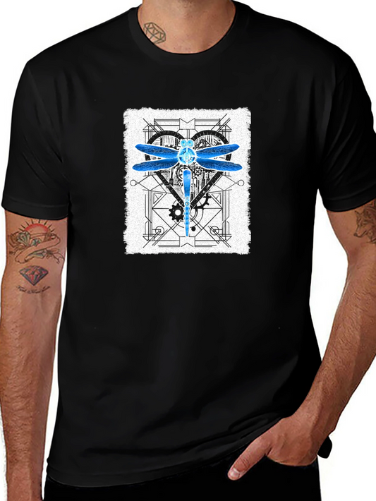 Dragonfly Steampunk Graphic T-Shirt