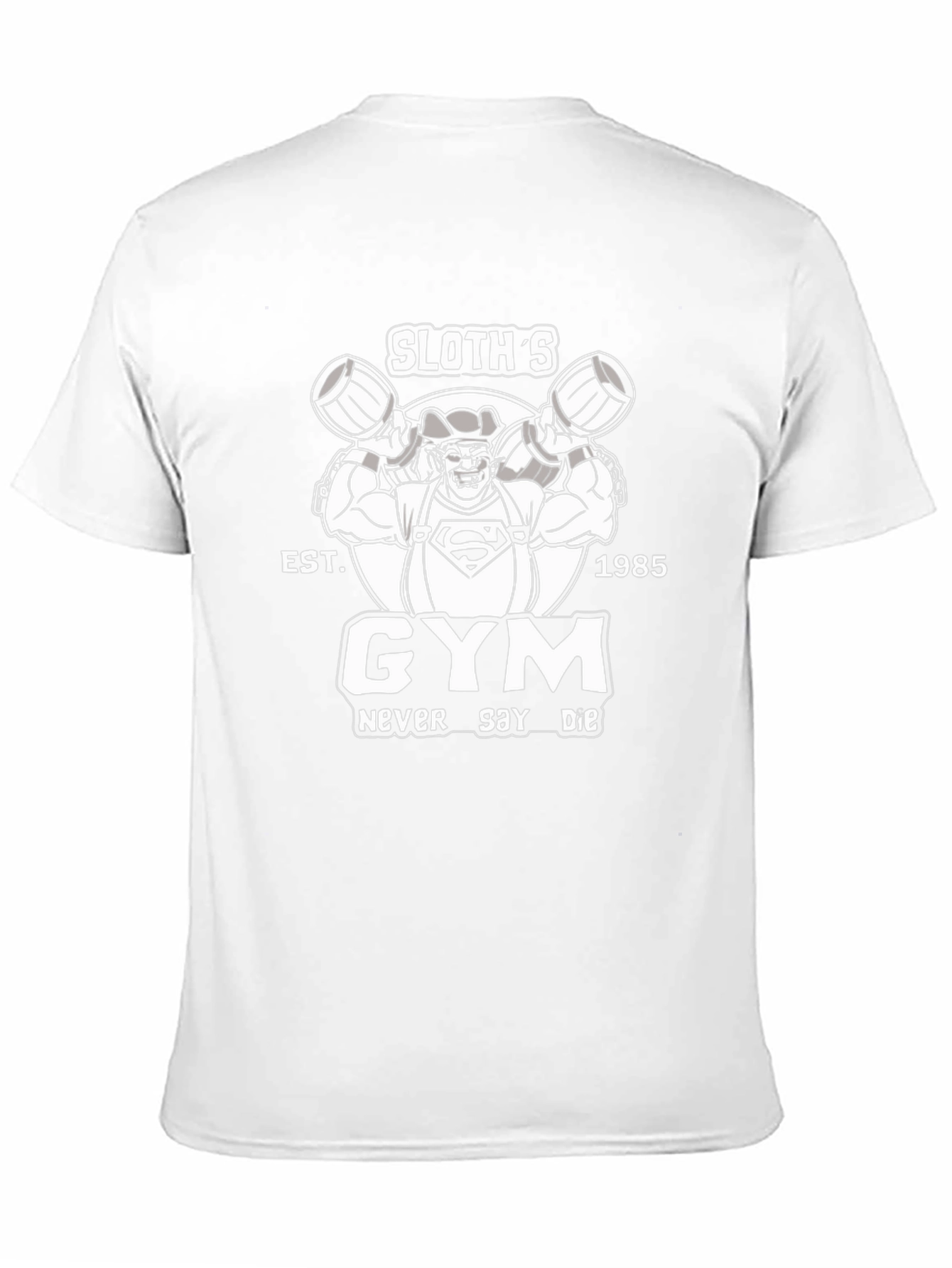 Sloths Gym T-Shirt - Never Say Die Graphic Tee