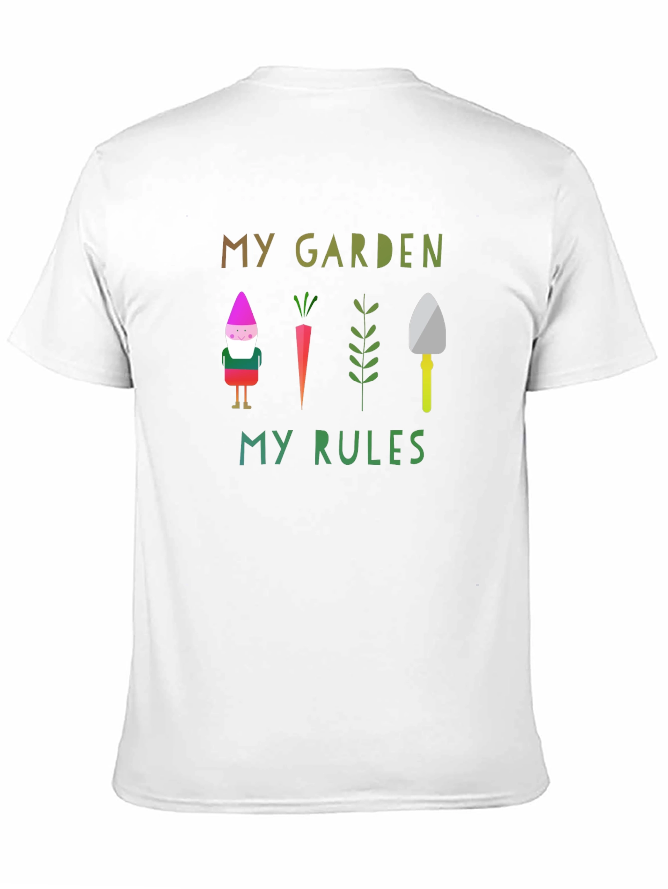 My Garden My Rules Black Graphic Tee
