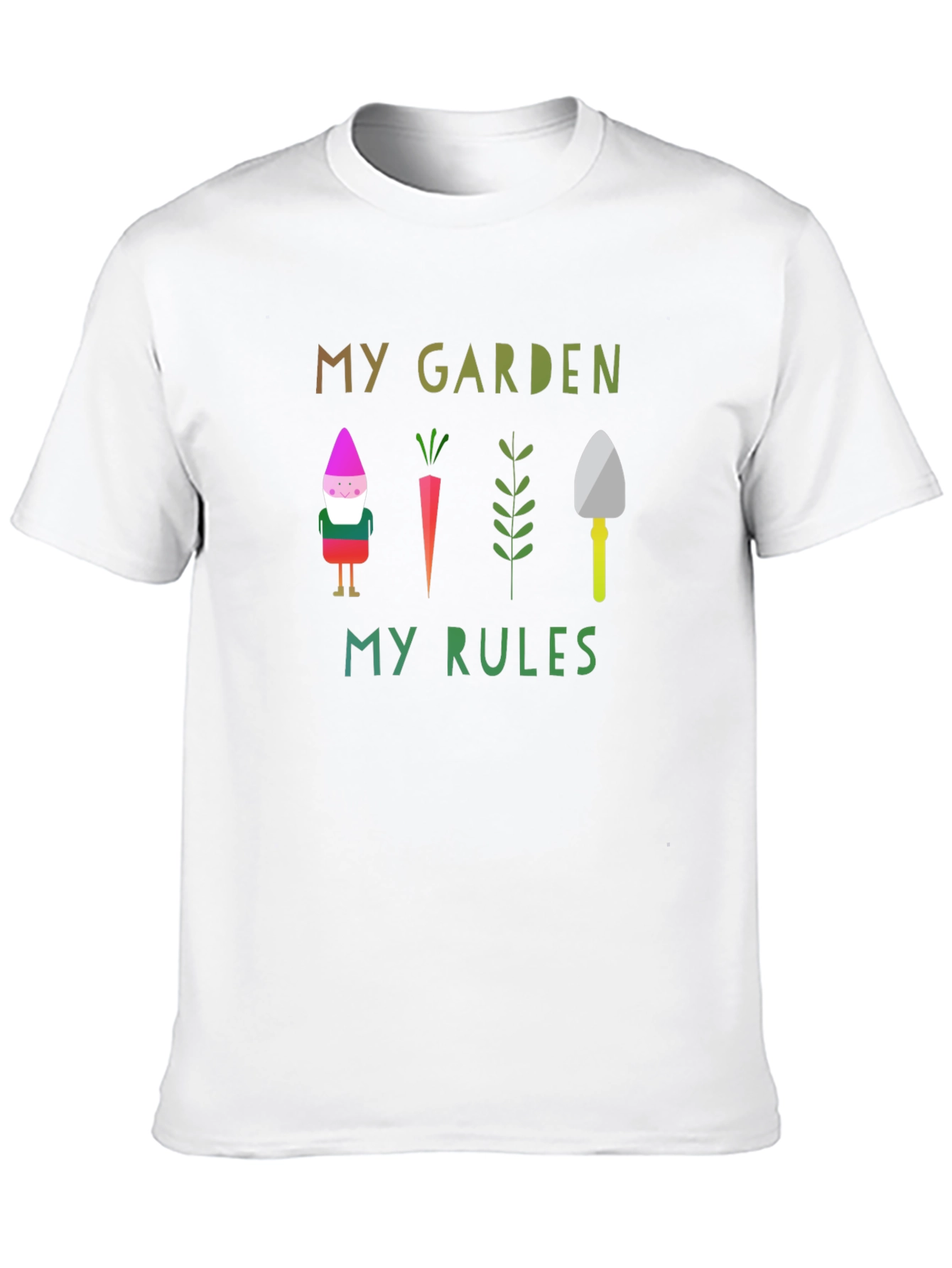 My Garden My Rules Black Graphic Tee