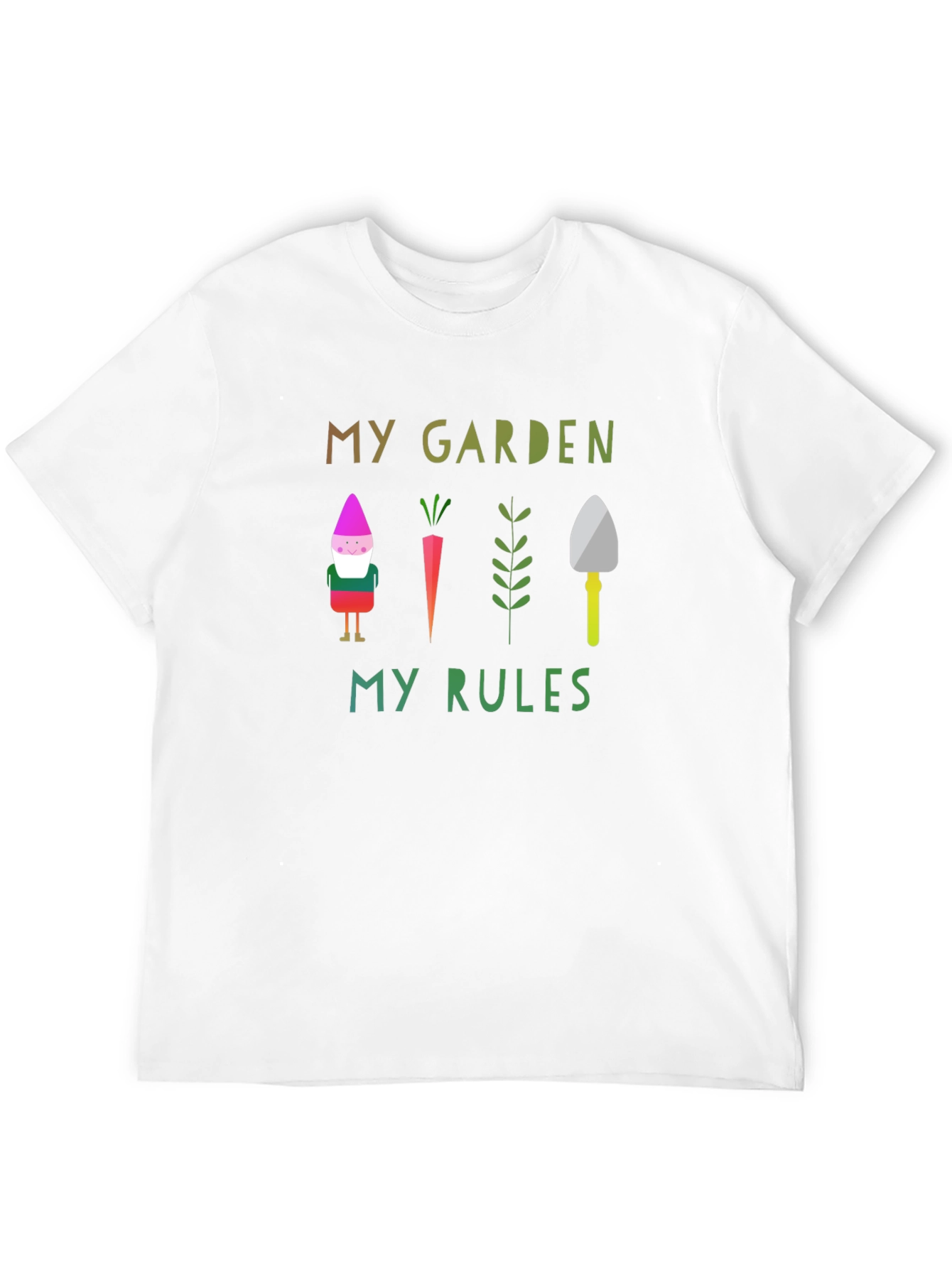 My Garden My Rules Black Graphic Tee