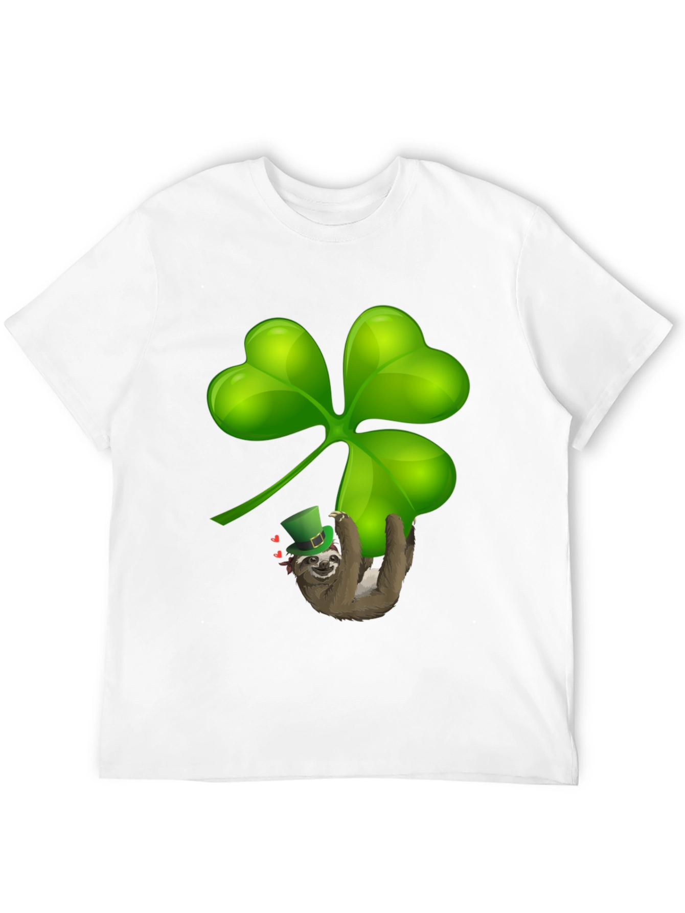 Sloth Shamrock T-Shirt - St. Patricks Day Luck