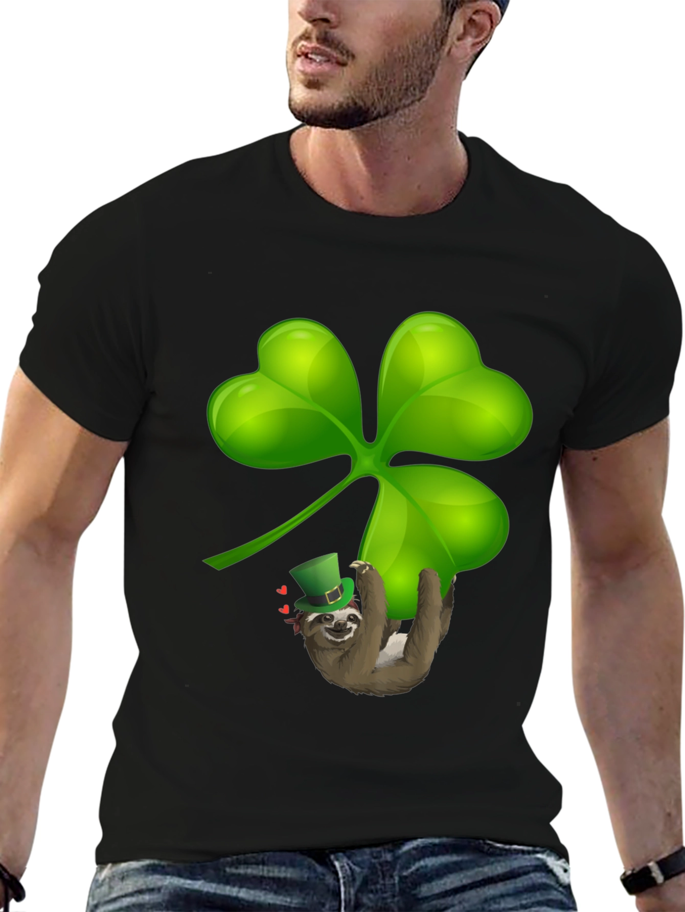 Sloth Shamrock T-Shirt - St. Patricks Day Luck