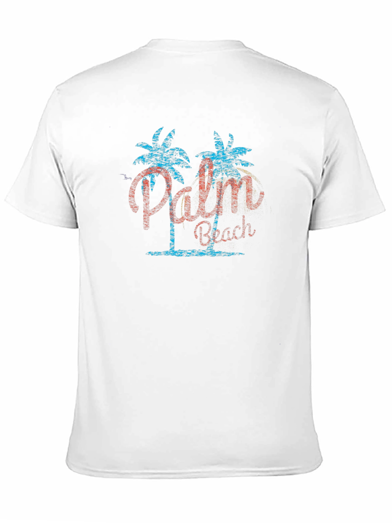 Palm Beach Graphic Tee - Mens Black T-Shirt