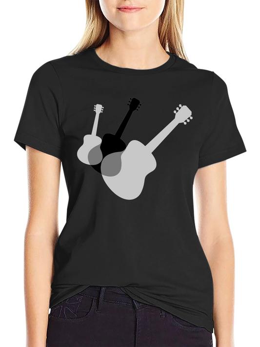 Guitar Graphic T-Shirt - Stylish Musical Design