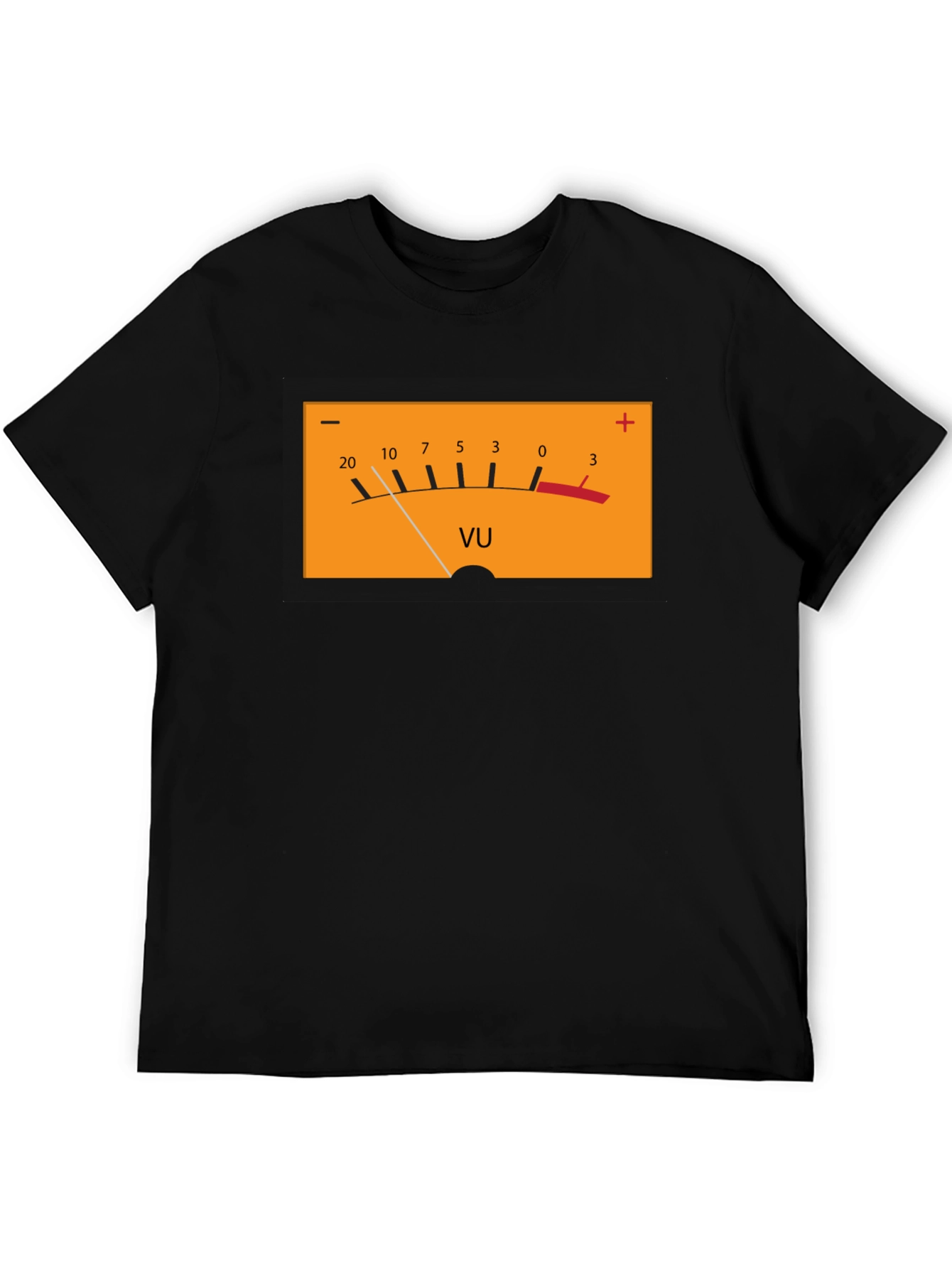 VU Meter Graphic Tee - Black