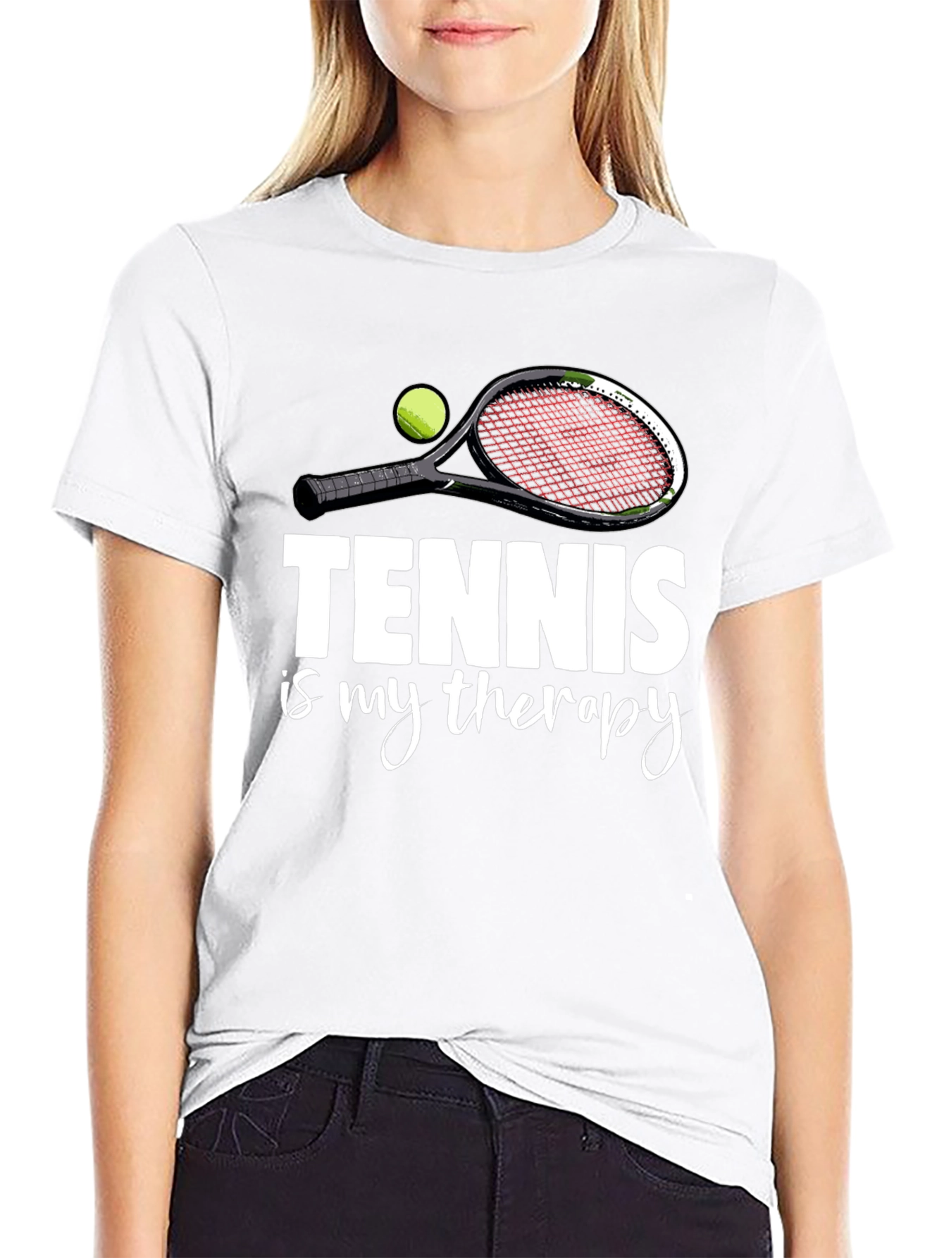 Tennis Therapy Graphic Tee