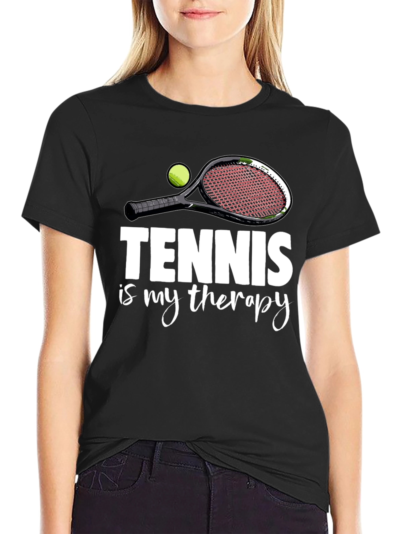 Tennis Therapy Graphic Tee