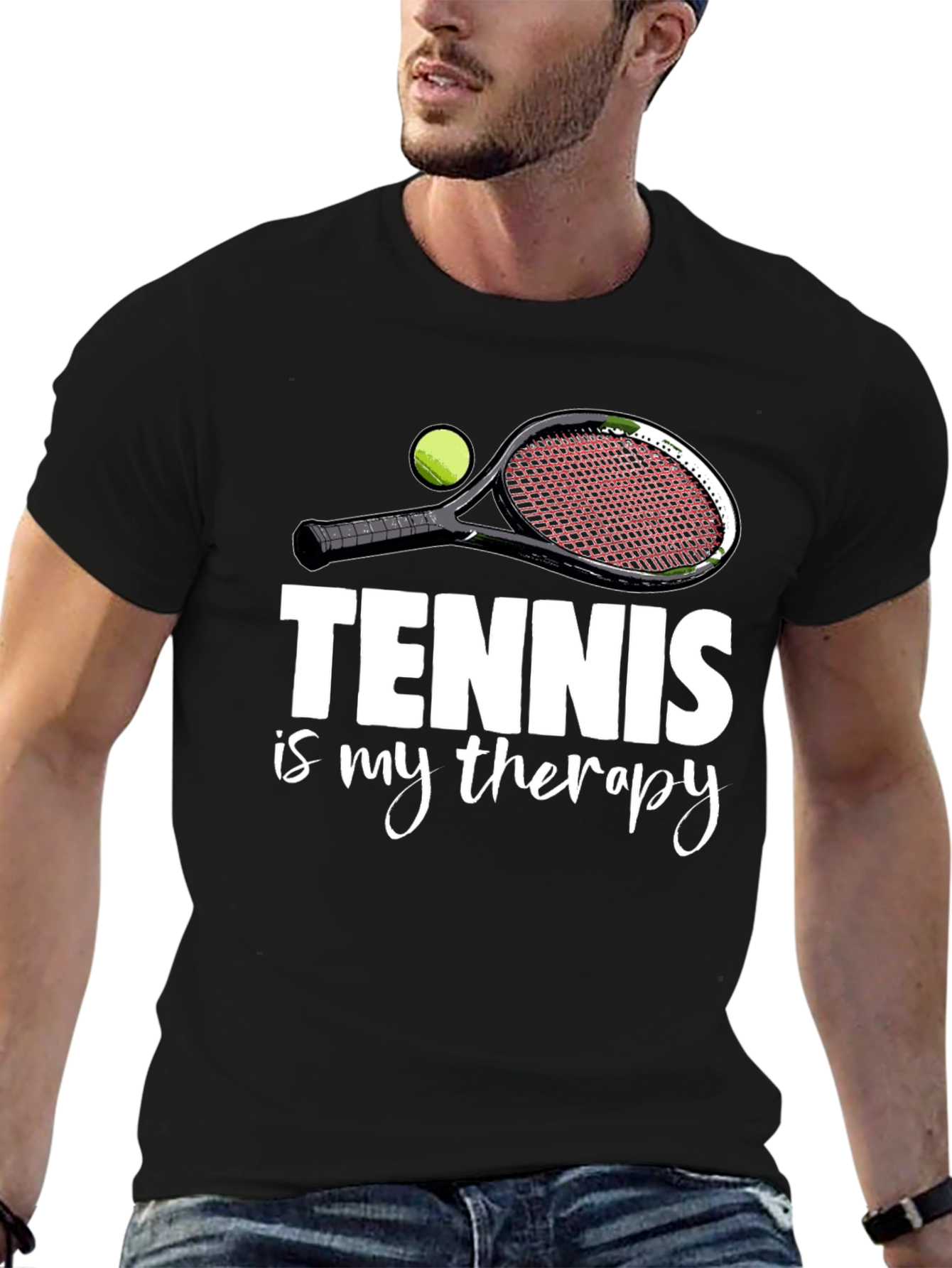 Tennis Therapy Graphic Tee