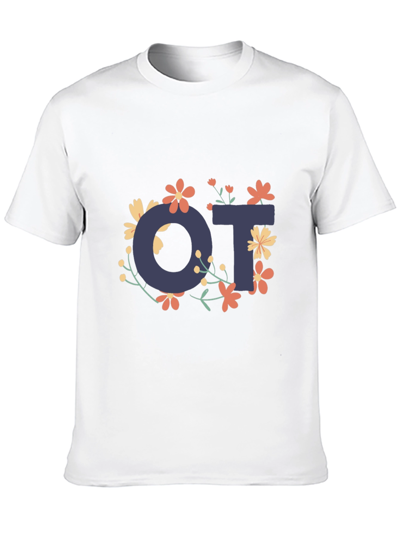 Floral OT Occupational Therapy T-Shirt