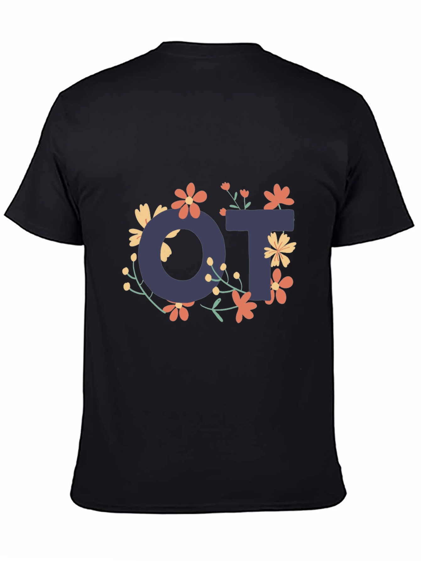Floral OT Occupational Therapy T-Shirt