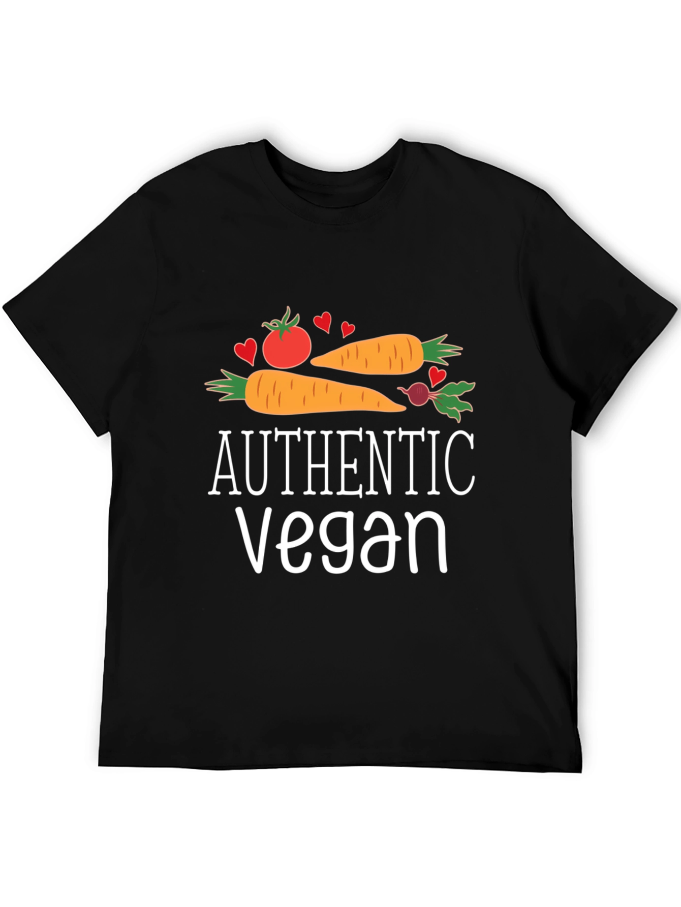 Authentic Vegan T-Shirt - Vegetable Graphic Tee