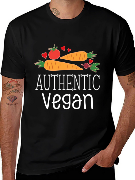 Authentic Vegan T-Shirt - Vegetable Graphic Tee