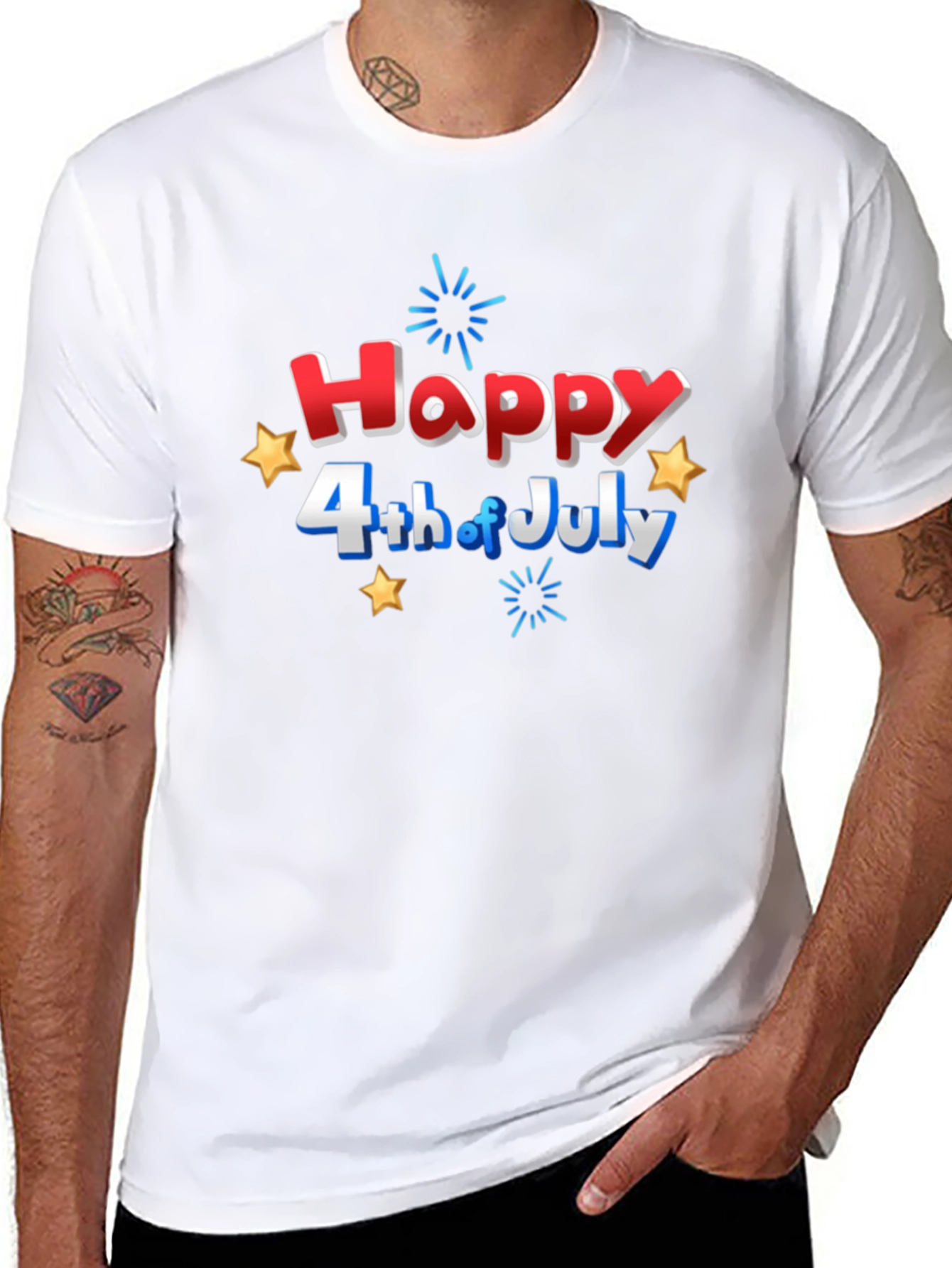Happy 4th of July Graphic T-Shirt