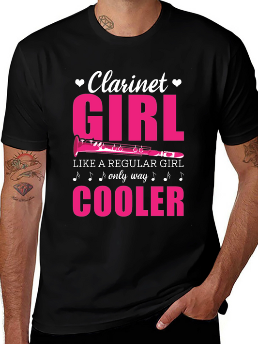 Clarinet Girl T-Shirt - Musician Tee