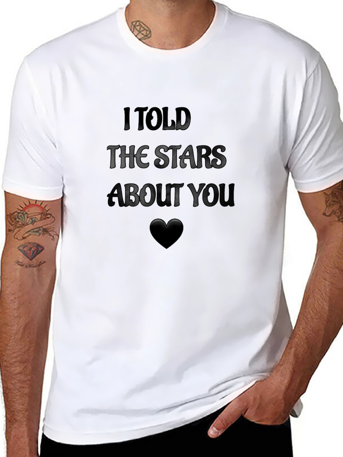 I Told The Stars About You Graphic Tee