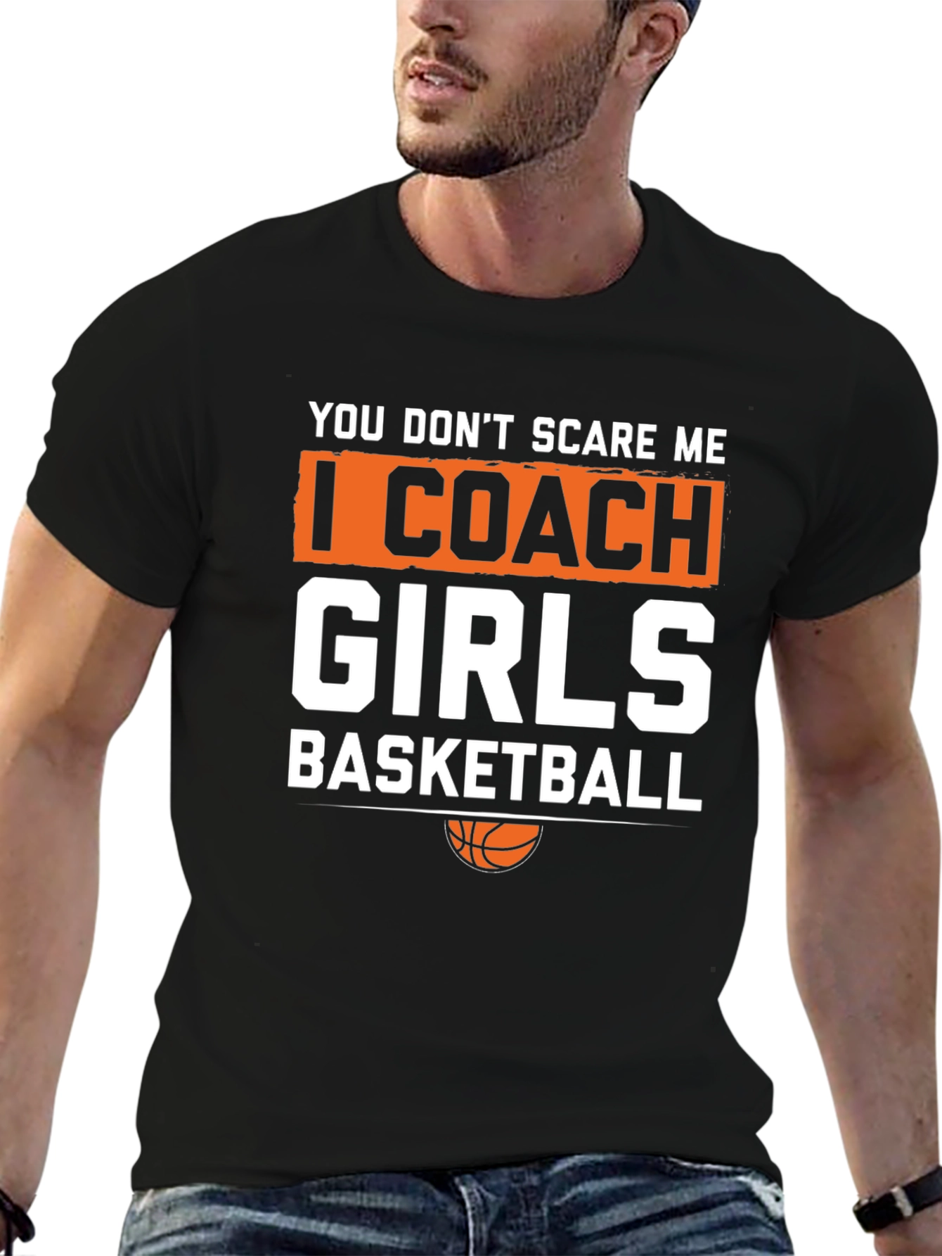 Girls Basketball Coach T-Shirt - Funny Graphic Tee