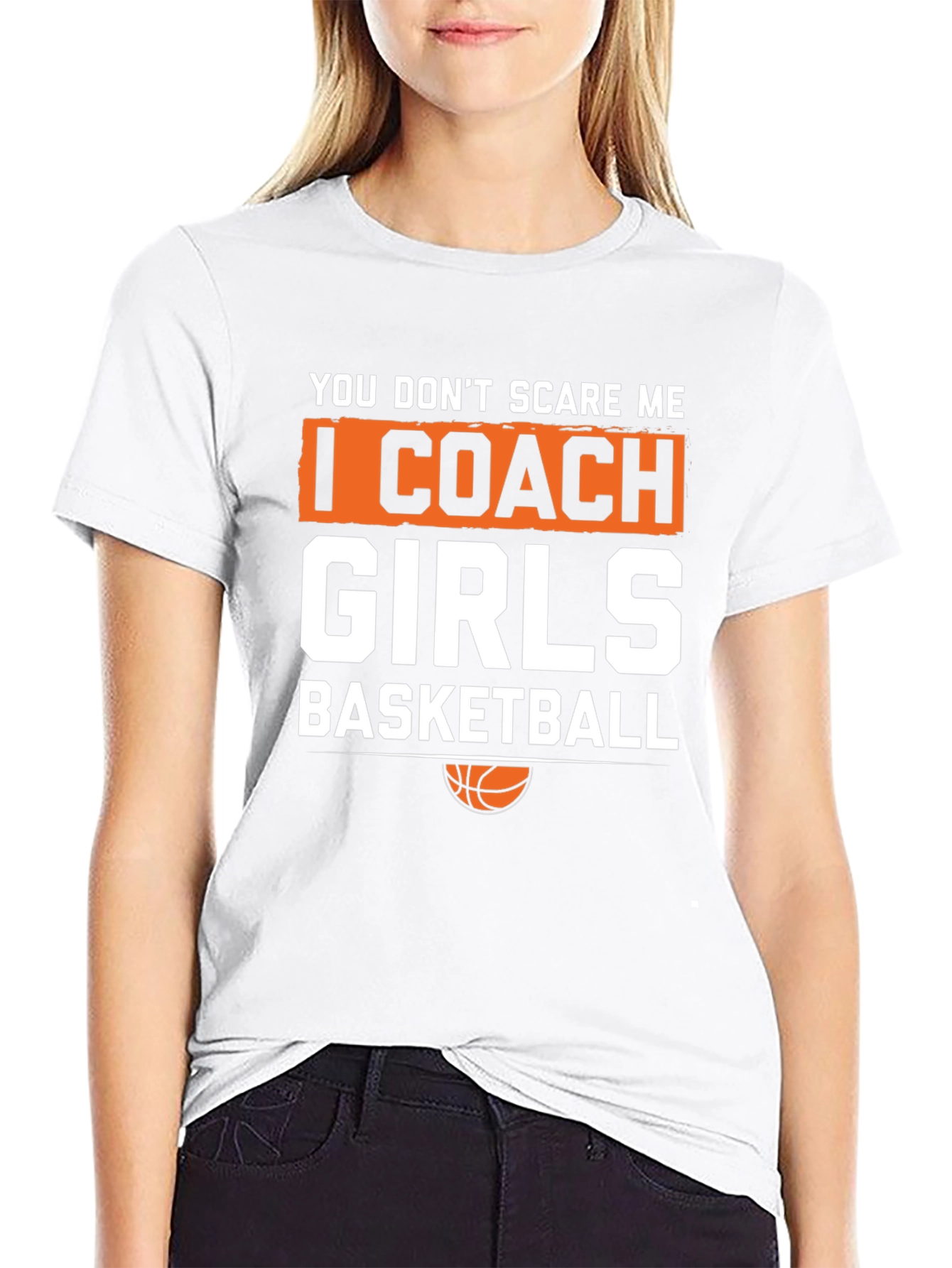 Girls Basketball Coach T-Shirt - Funny Graphic Tee