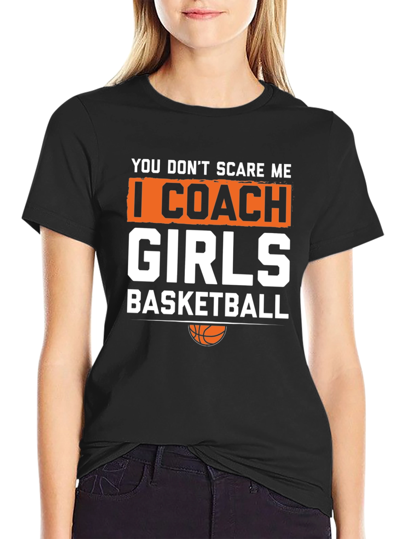 Girls Basketball Coach T-Shirt - Funny Graphic Tee