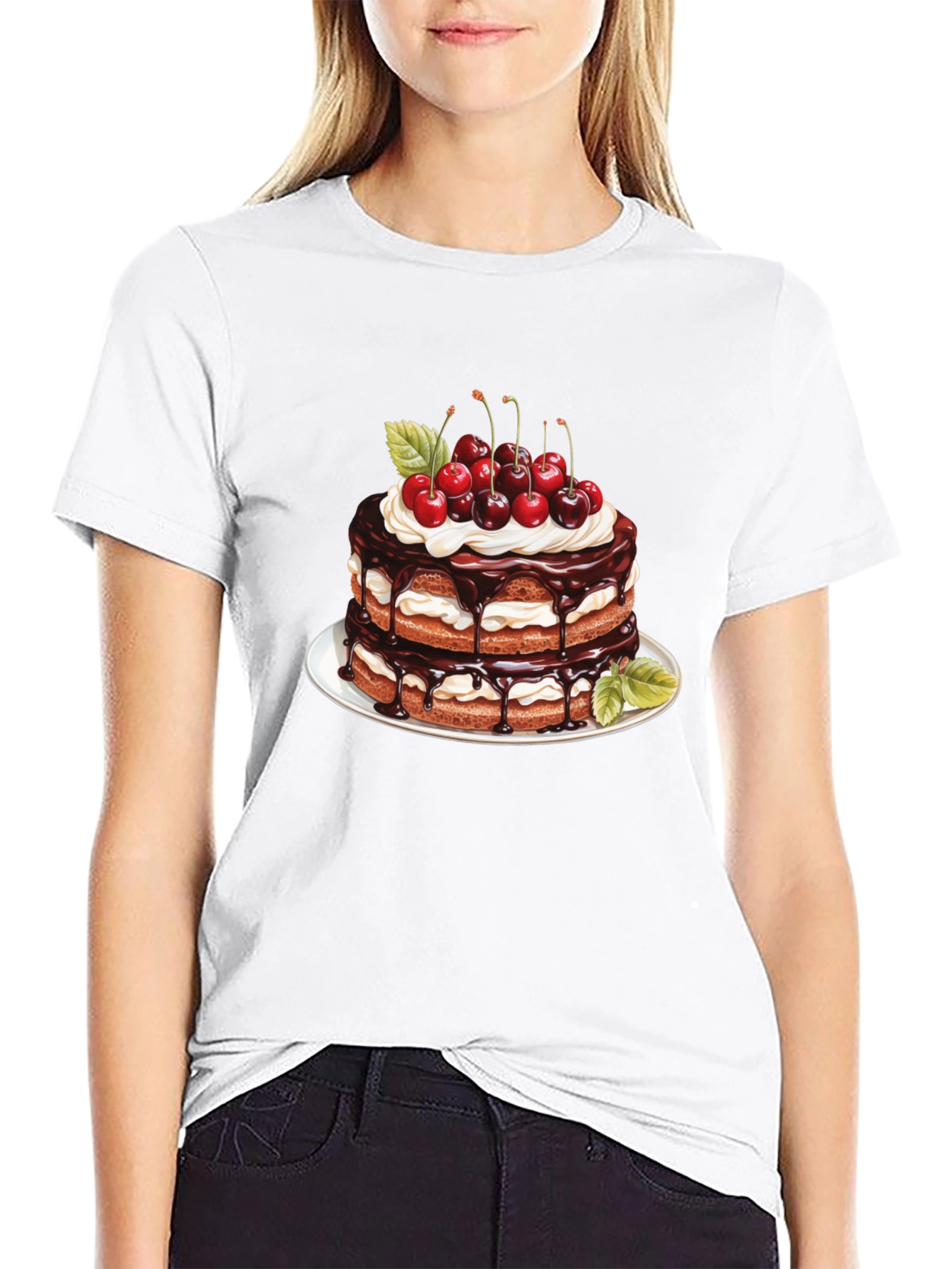 Cake Graphic T-Shirt - Sweet Treat Tee