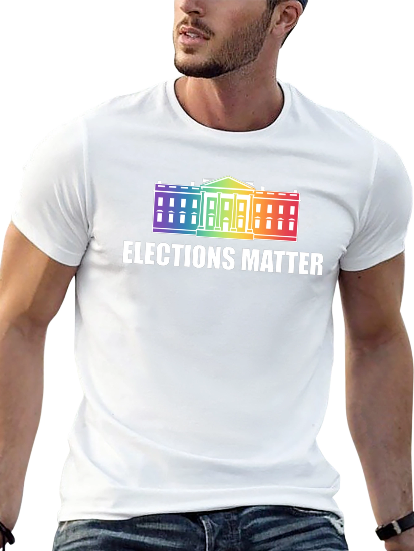 Elections Matter LGBTQ+ Pride T-Shirt