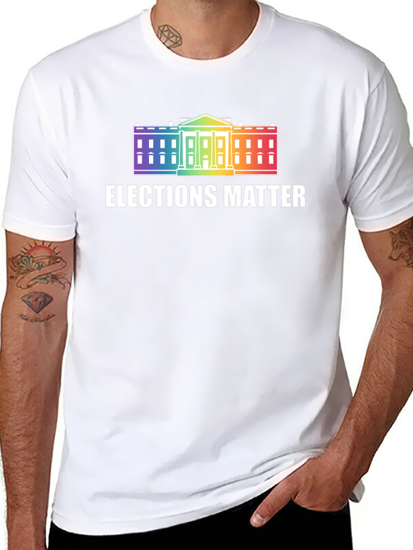 Elections Matter LGBTQ+ Pride T-Shirt