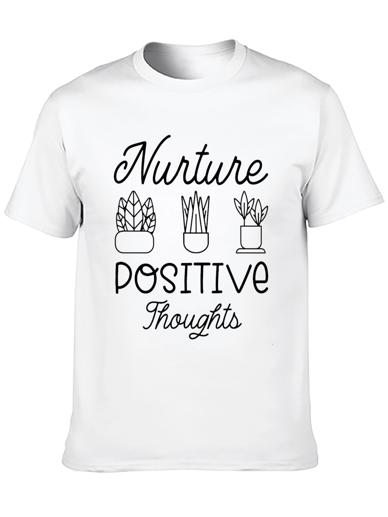Nurture Positive Thoughts Graphic T-Shirt