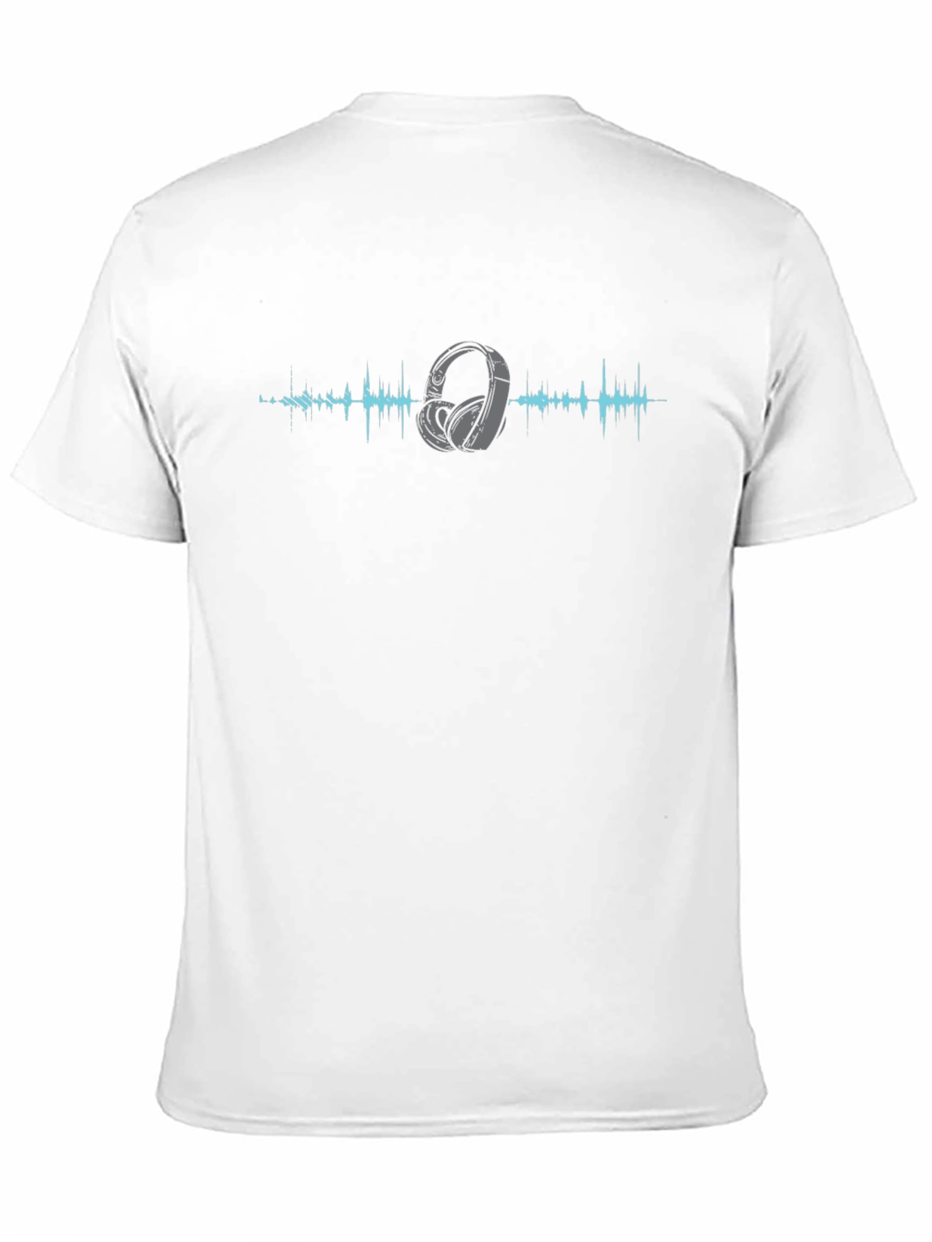 Soundwave Headphones Black T-Shirt - Music Lover Tee