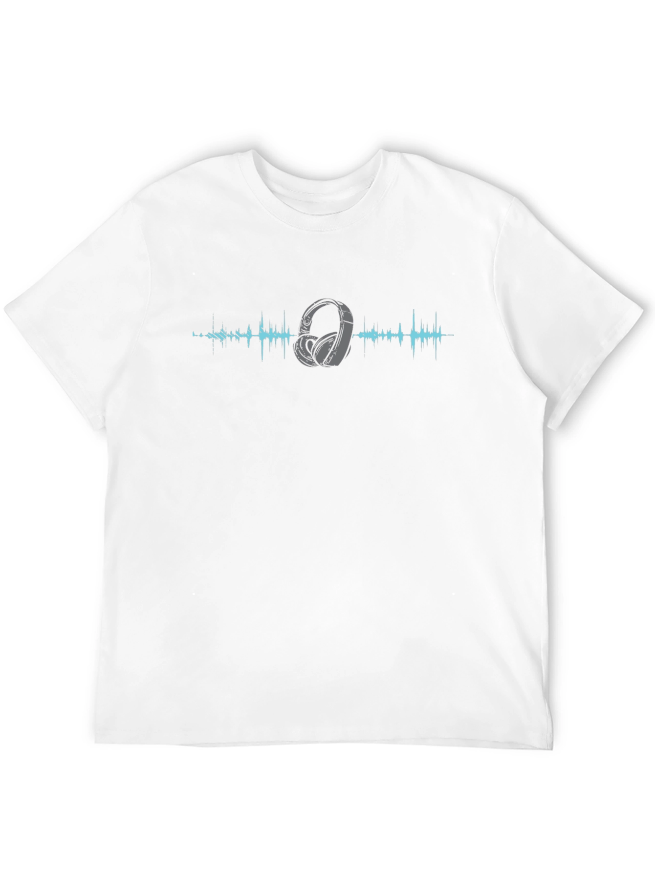 Soundwave Headphones Black T-Shirt - Music Lover Tee