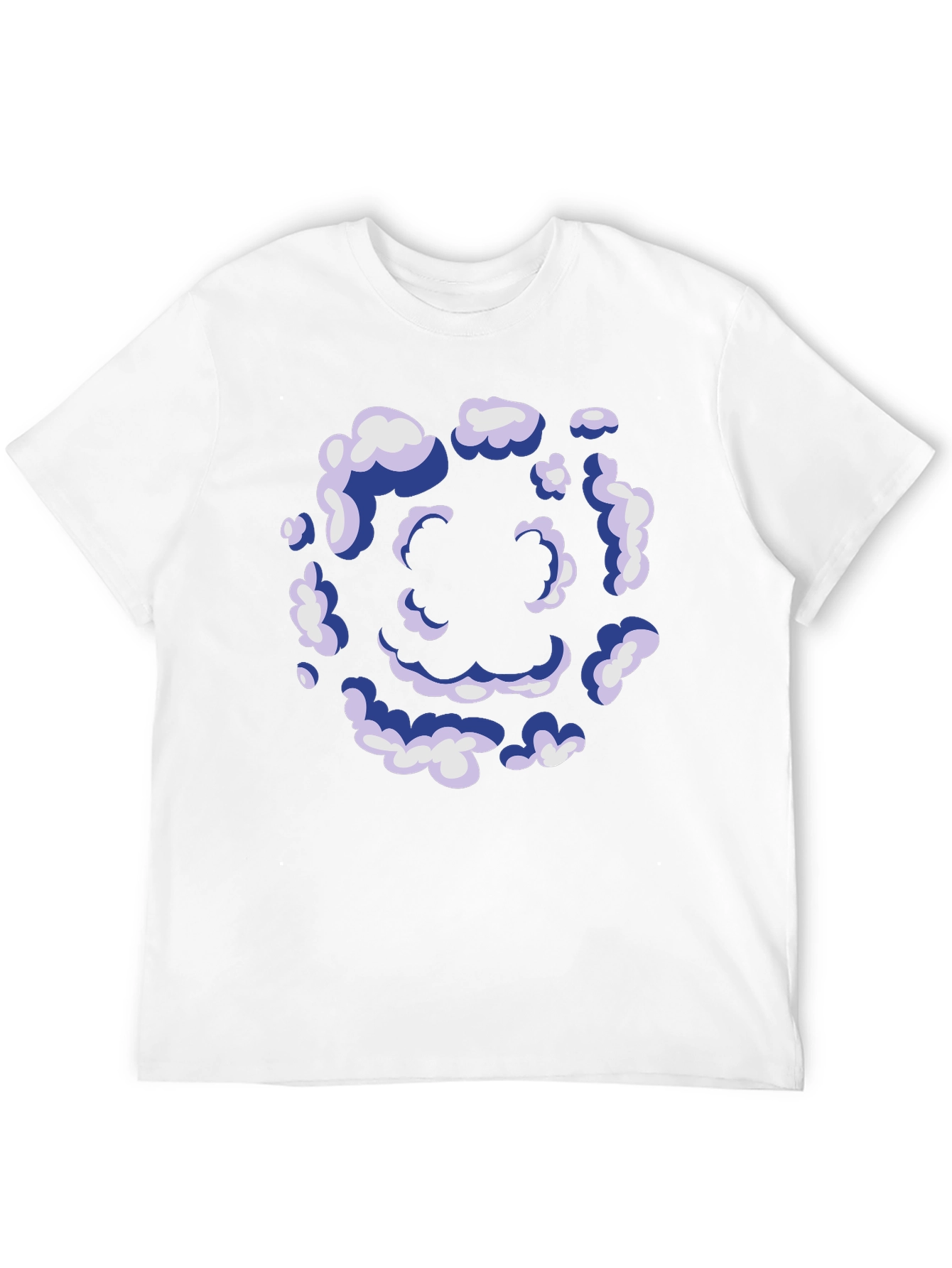 Smiley Cloud T-Shirt - Unique Graphic Tee