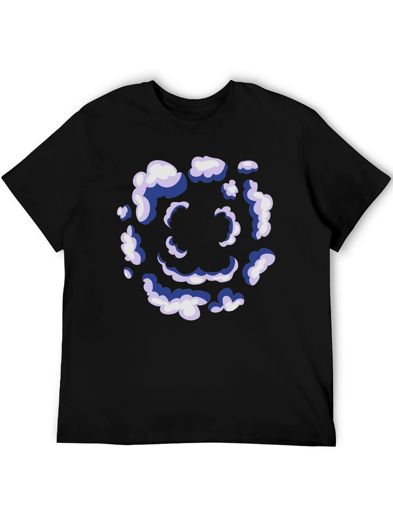 Smiley Cloud T-Shirt - Unique Graphic Tee