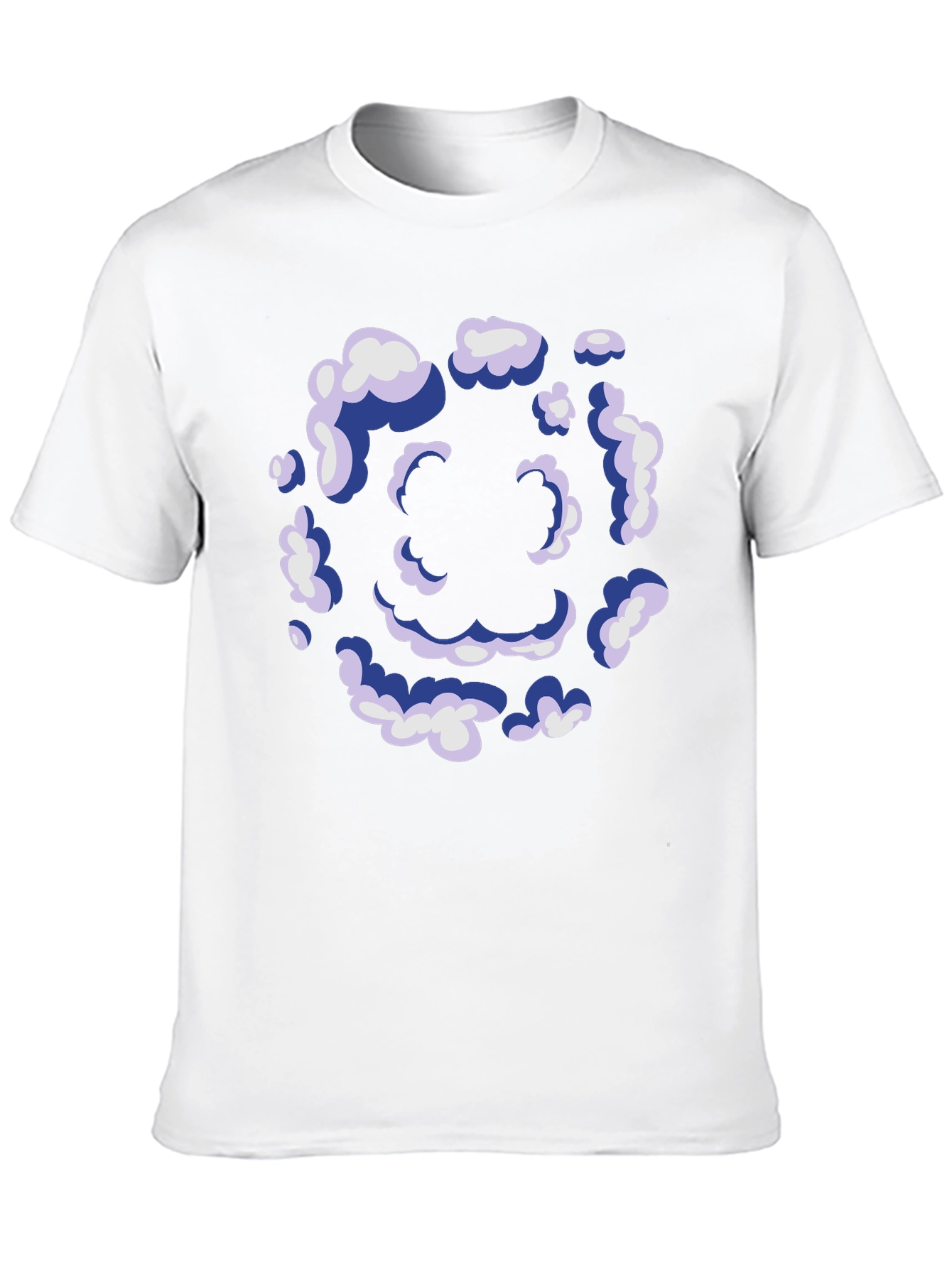 Smiley Cloud T-Shirt - Unique Graphic Tee