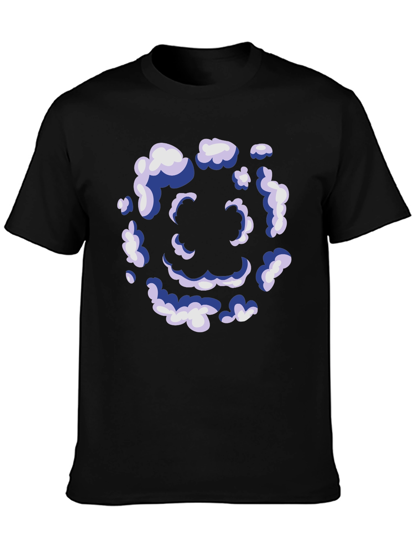Smiley Cloud T-Shirt - Unique Graphic Tee