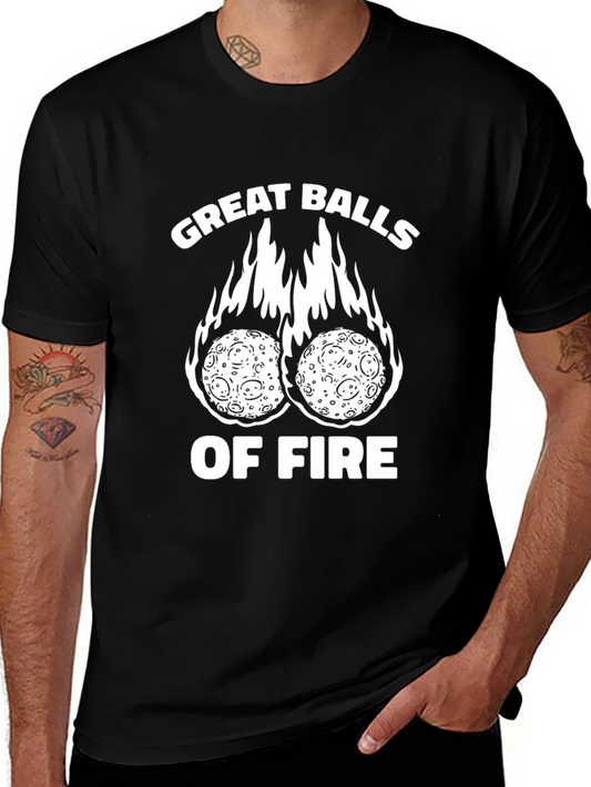 Great Balls of Fire Graphic T-Shirt
