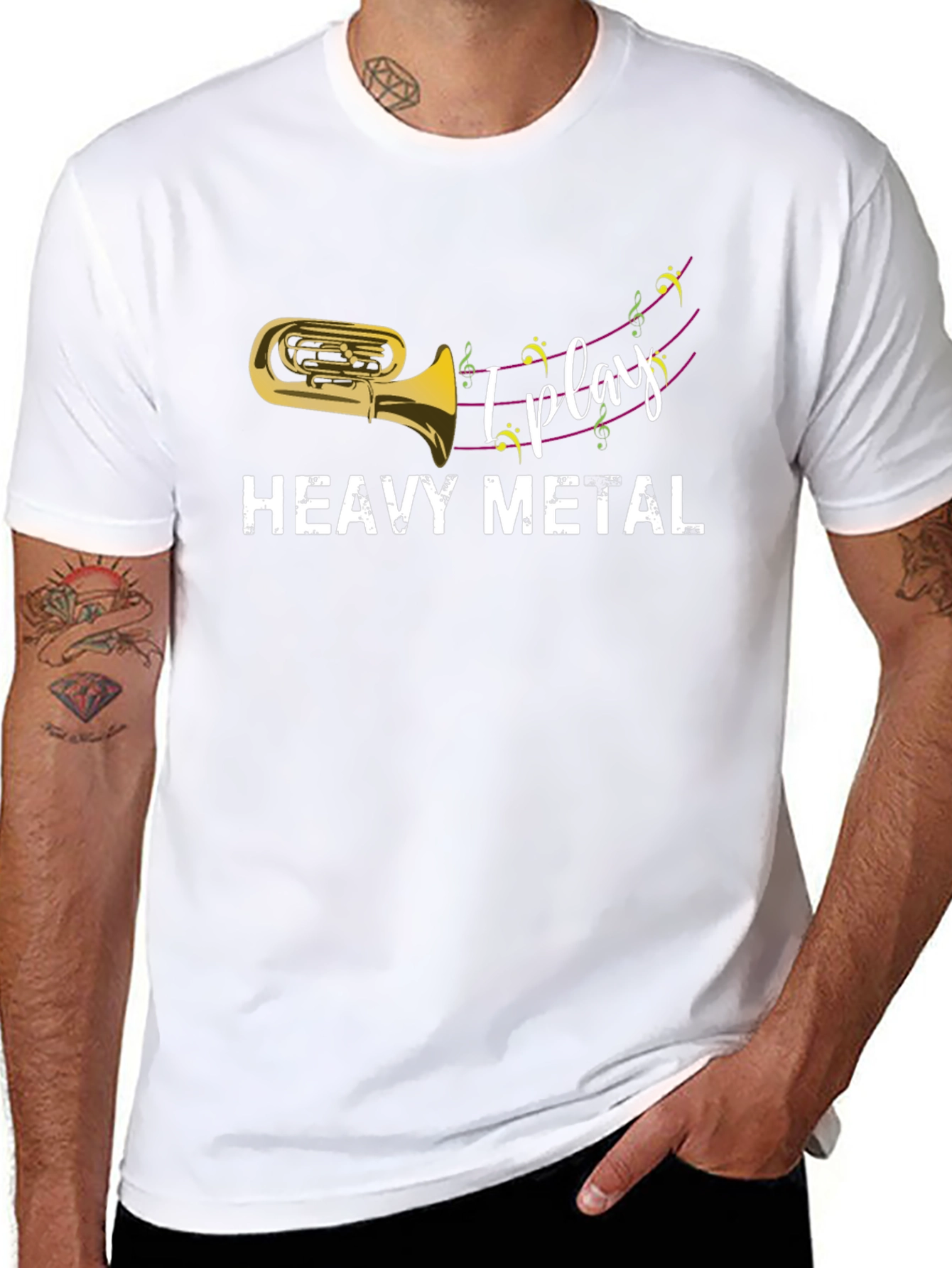 I Play Heavy Metal Tuba T-Shirt