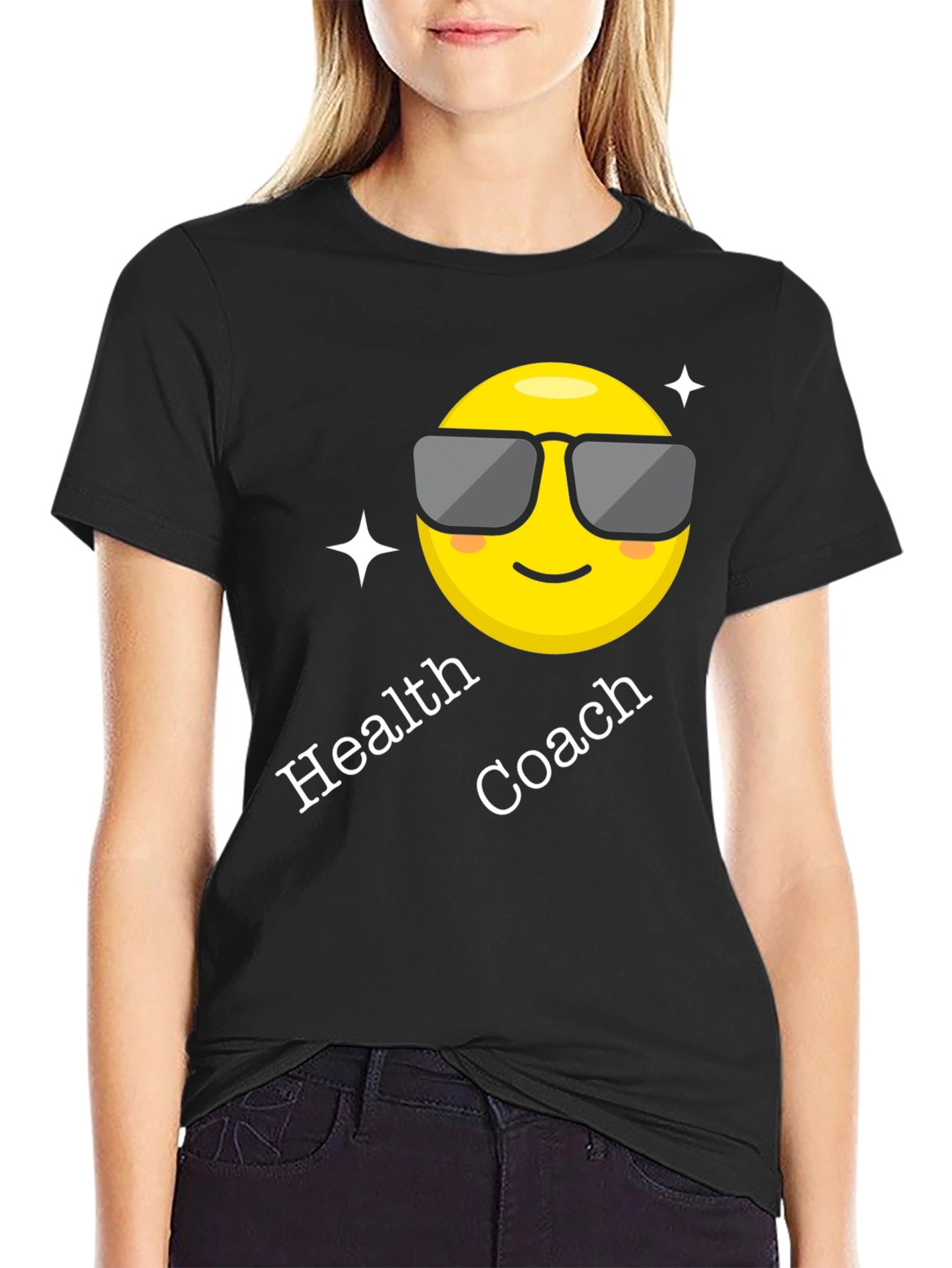 Health Coach Emoji Graphic T-Shirt