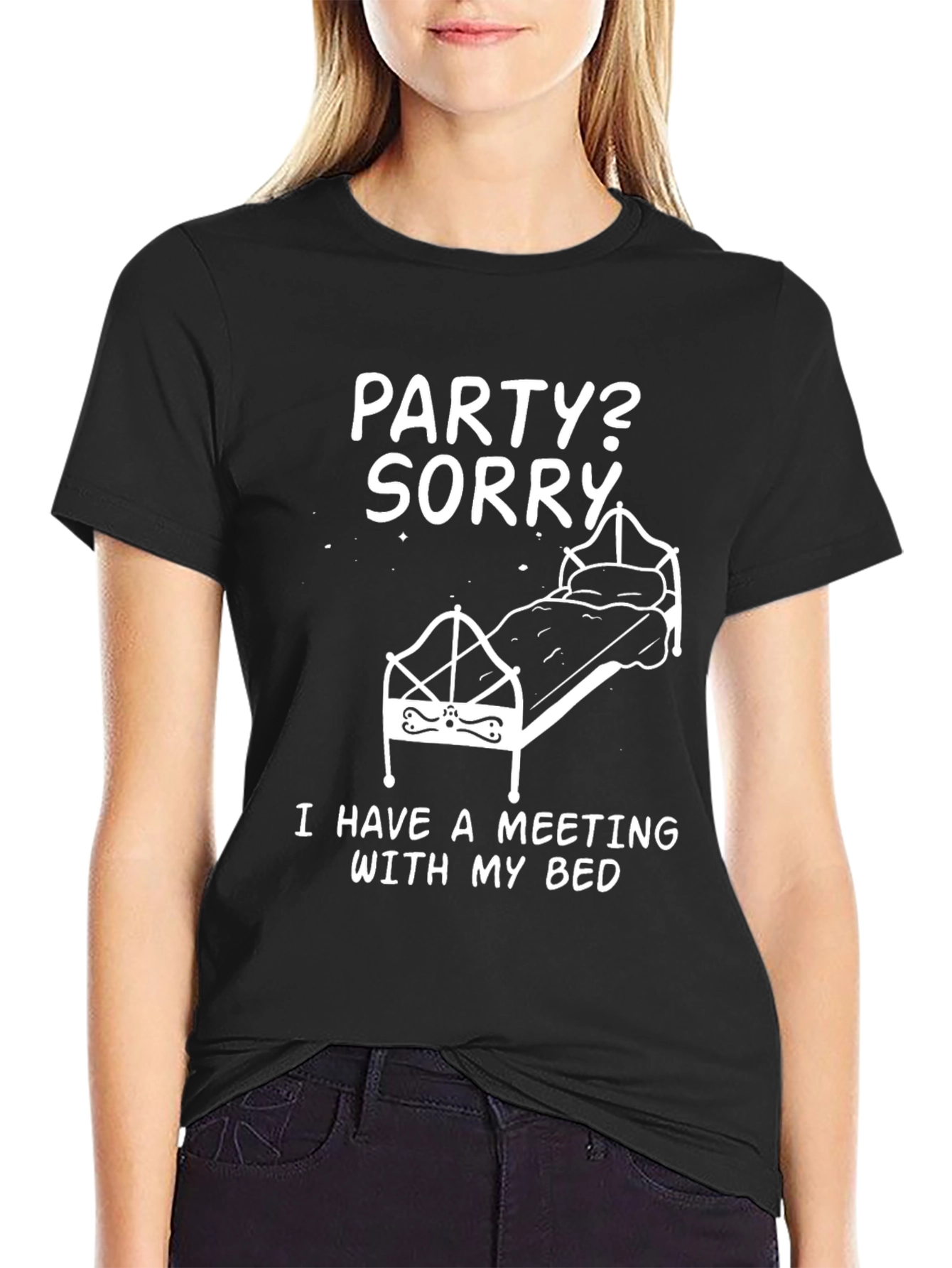 Party? Sorry Bedtime Meeting T-Shirt