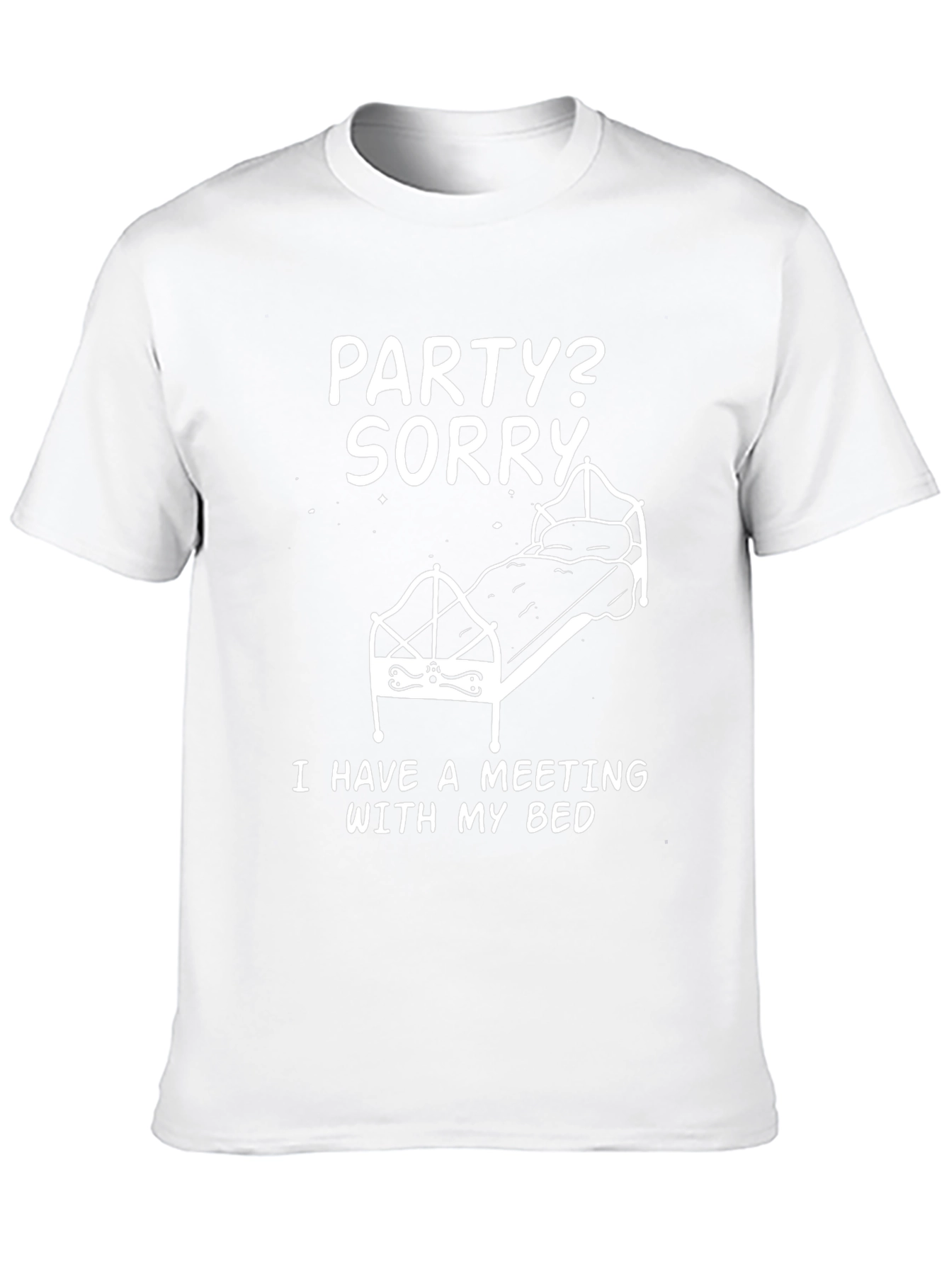 Party? Sorry Bedtime Meeting T-Shirt