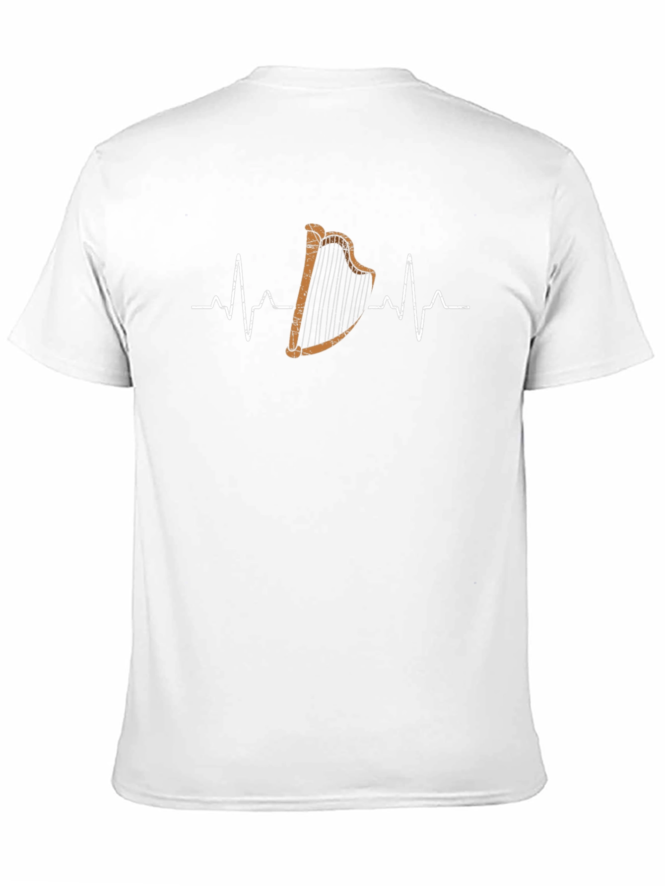 Harp Heartbeat T-Shirt - Music Lover Tee