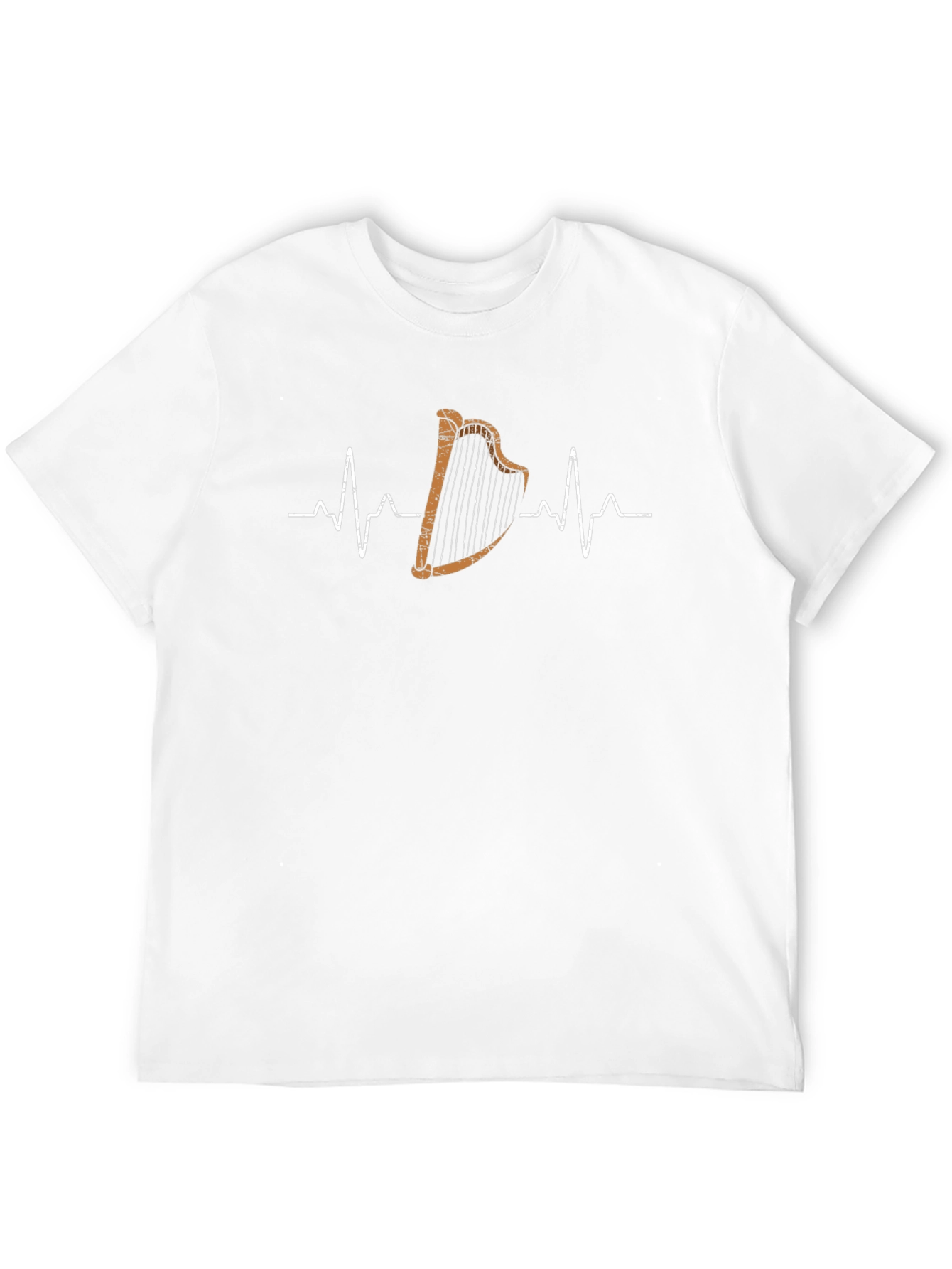 Harp Heartbeat T-Shirt - Music Lover Tee