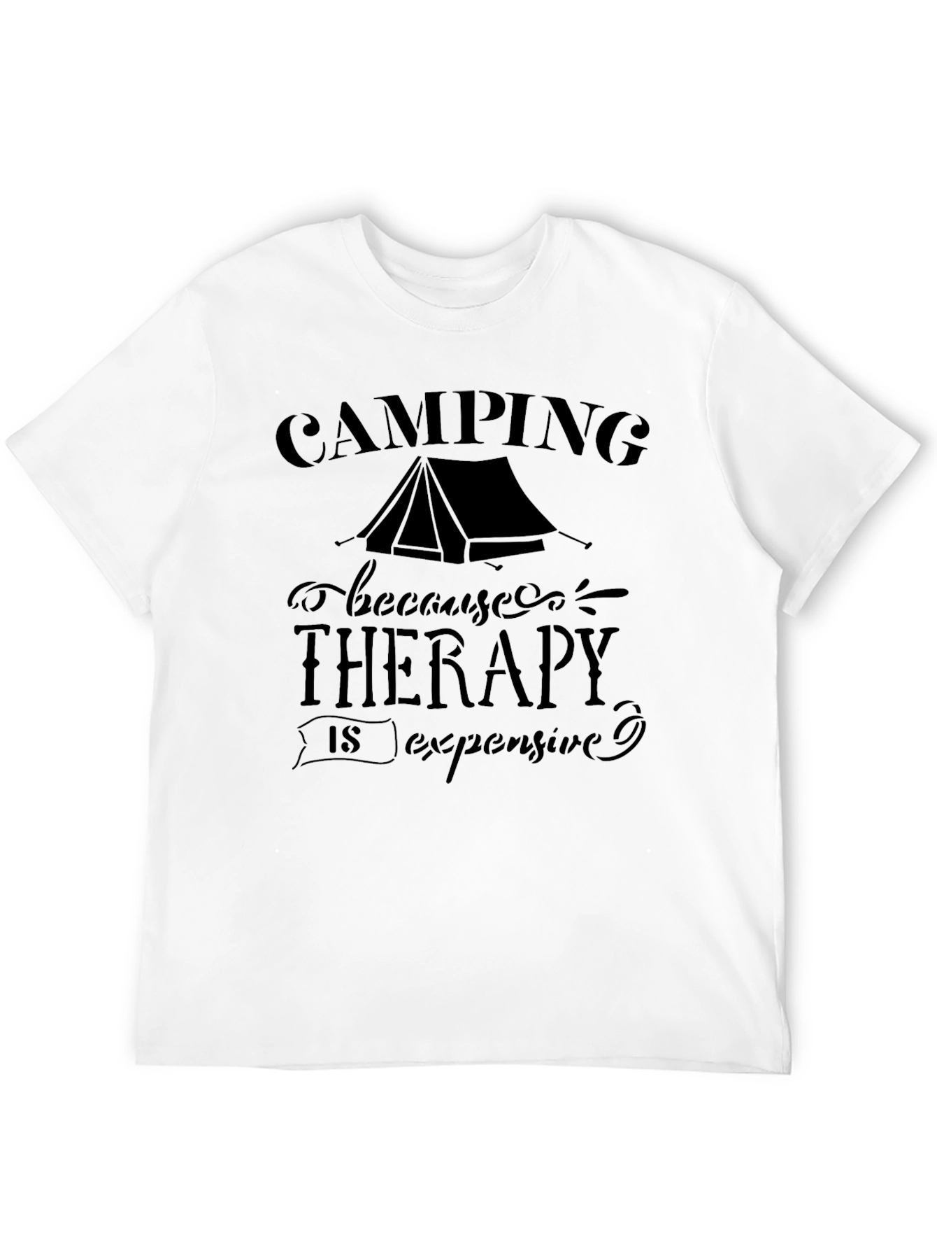 Camping Therapy Graphic Tee