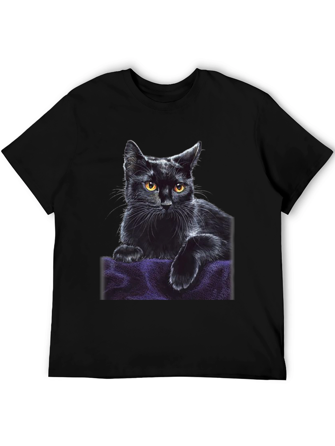 Black Cat Graphic Tee - Unisex Soft Cotton T-Shirt