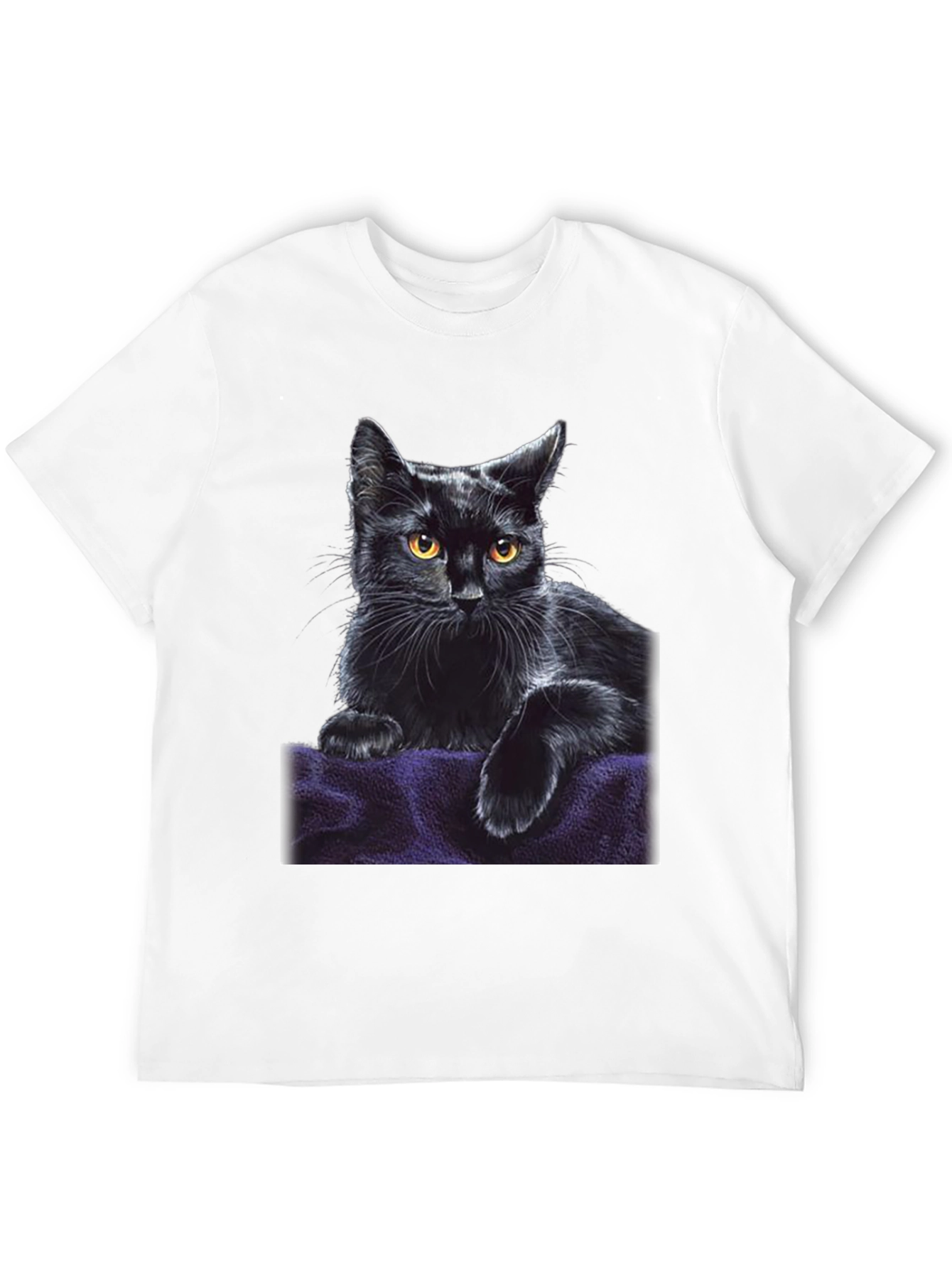 Black Cat Graphic Tee - Unisex Soft Cotton T-Shirt