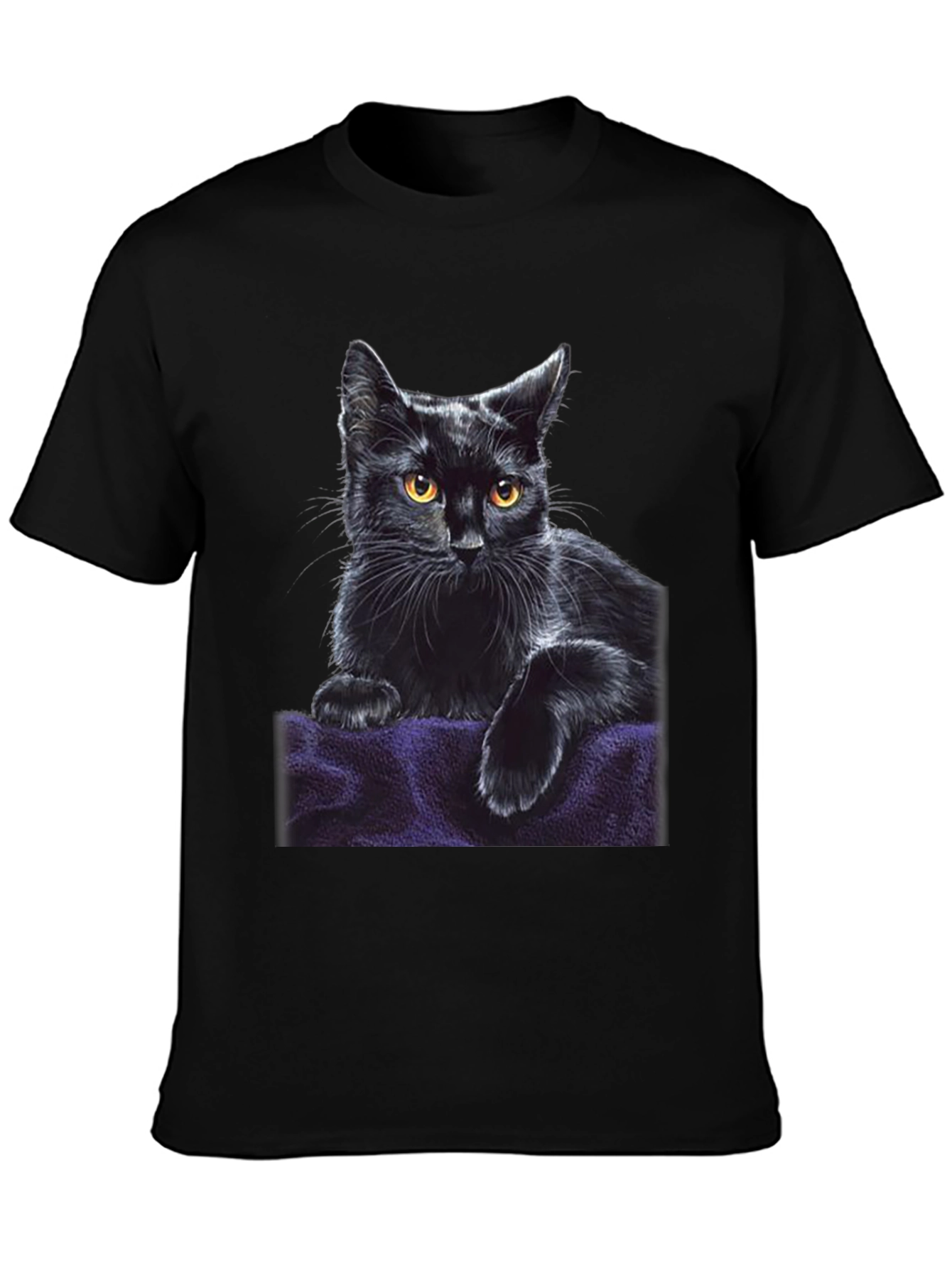 Black Cat Graphic Tee - Unisex Soft Cotton T-Shirt